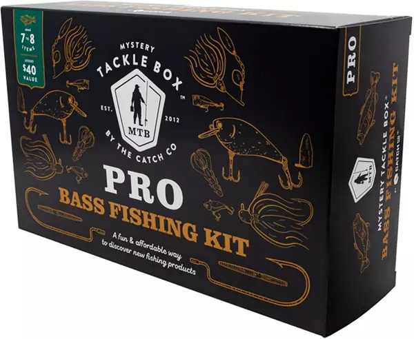Catch Co Mystery Tackle Box Pro Bass Fishing Kit