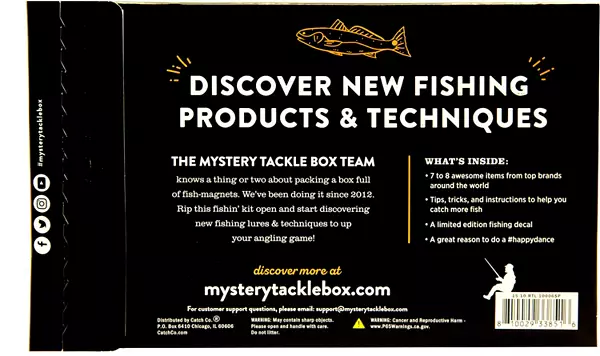 Mystery Tackle Box Saltwater Fishing Kit by The Catch Co - Box #489  810029333764