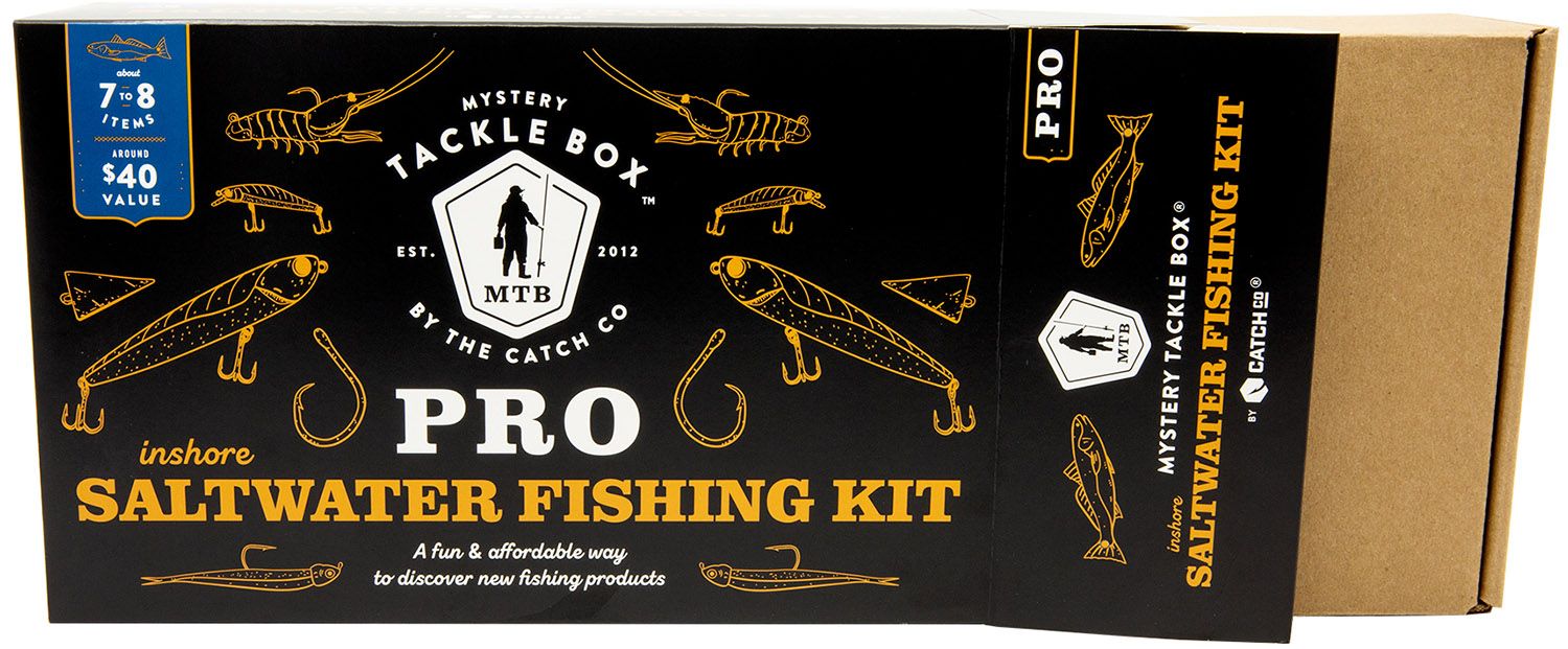 Mystery Tackle Box Saltwater Fishing Kit by The Catch Co - Box