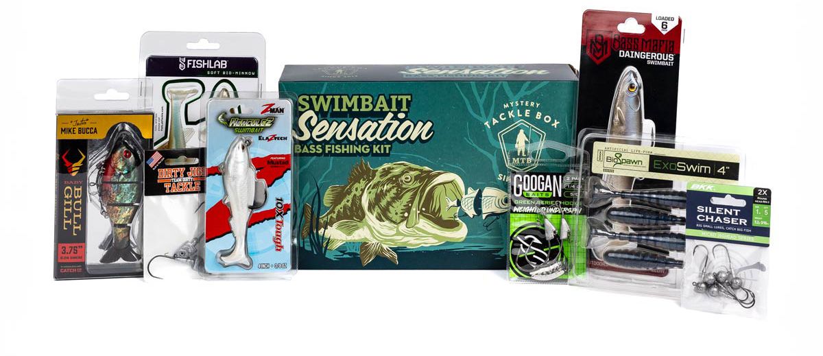 Mystery Tackle Box Swimbait Sensation Bass Fishing Kit product image