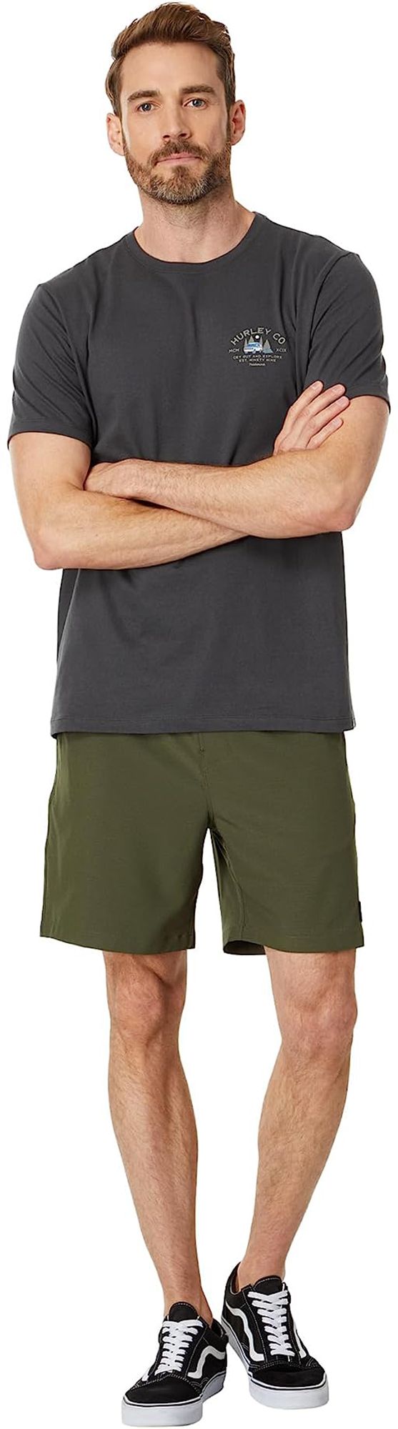 Hurley Men's Everyday Explore Campin Short Sleeve