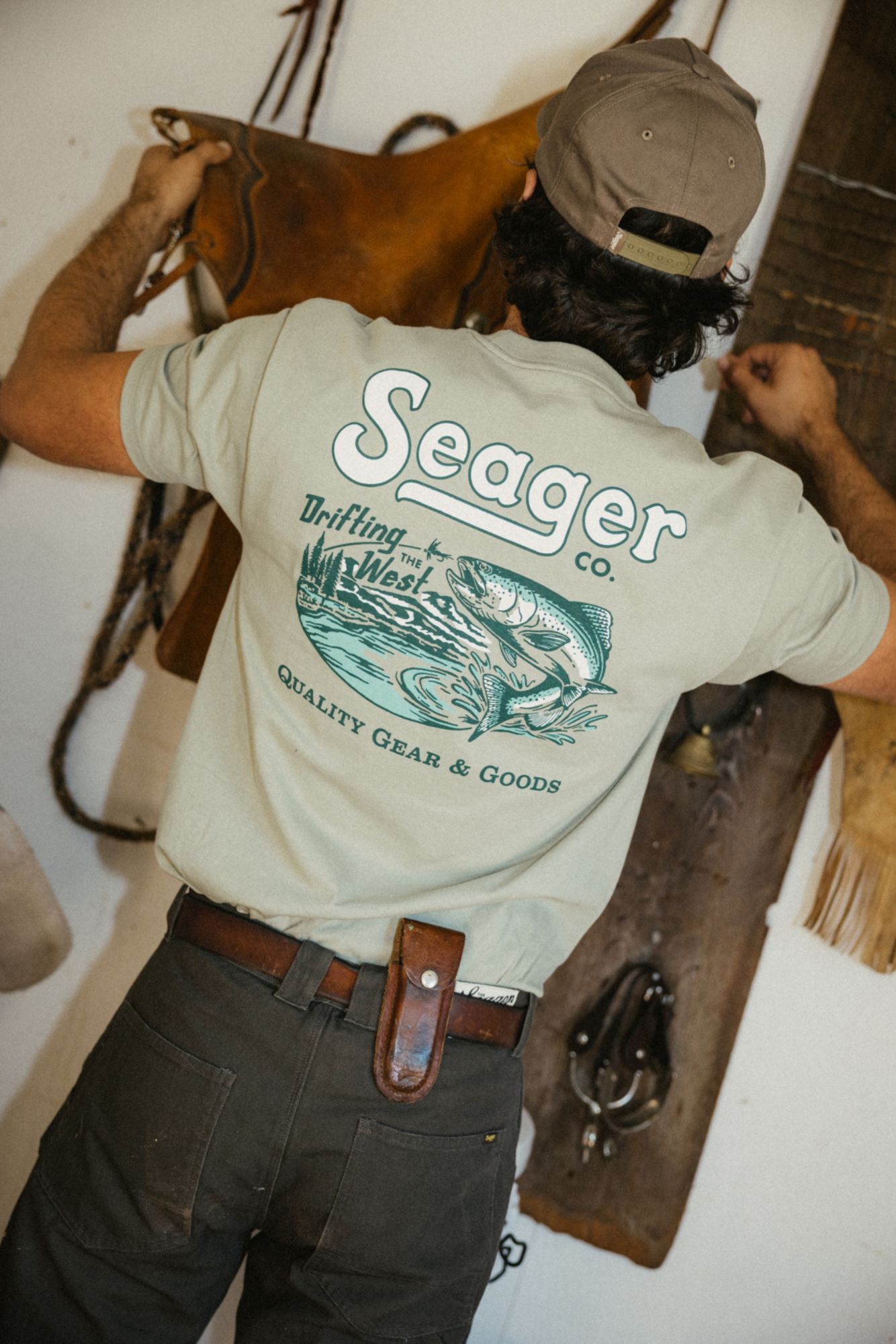 Seager Men's Drift West Short Sleeve T-Shirt product image