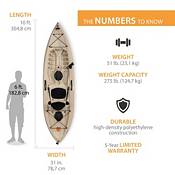 Lifetime Tamarack Muskie 100 Angler Kayak with Paddle Package product image