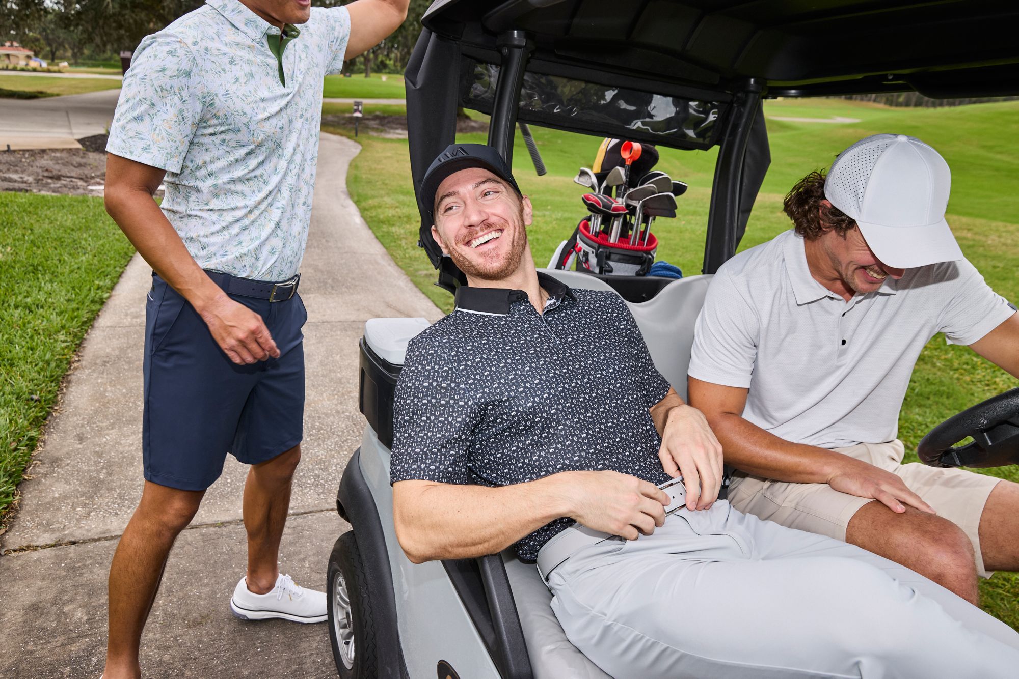 VRST Men's Golf Pivot Printed Polo product image