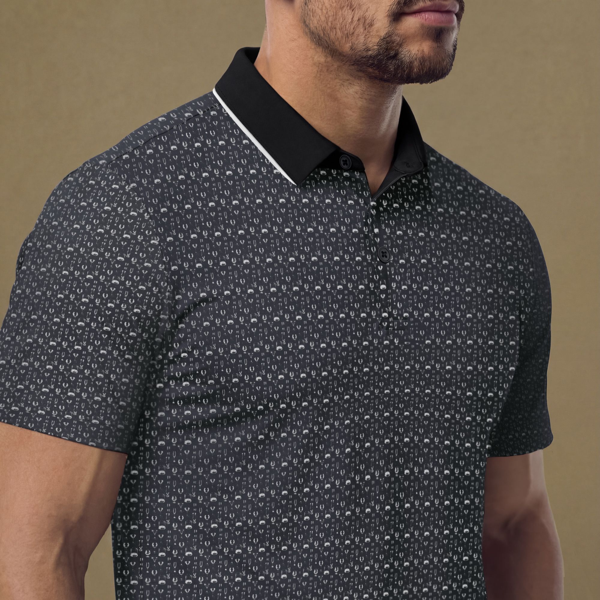 VRST Men's Golf Pivot Printed Polo product image
