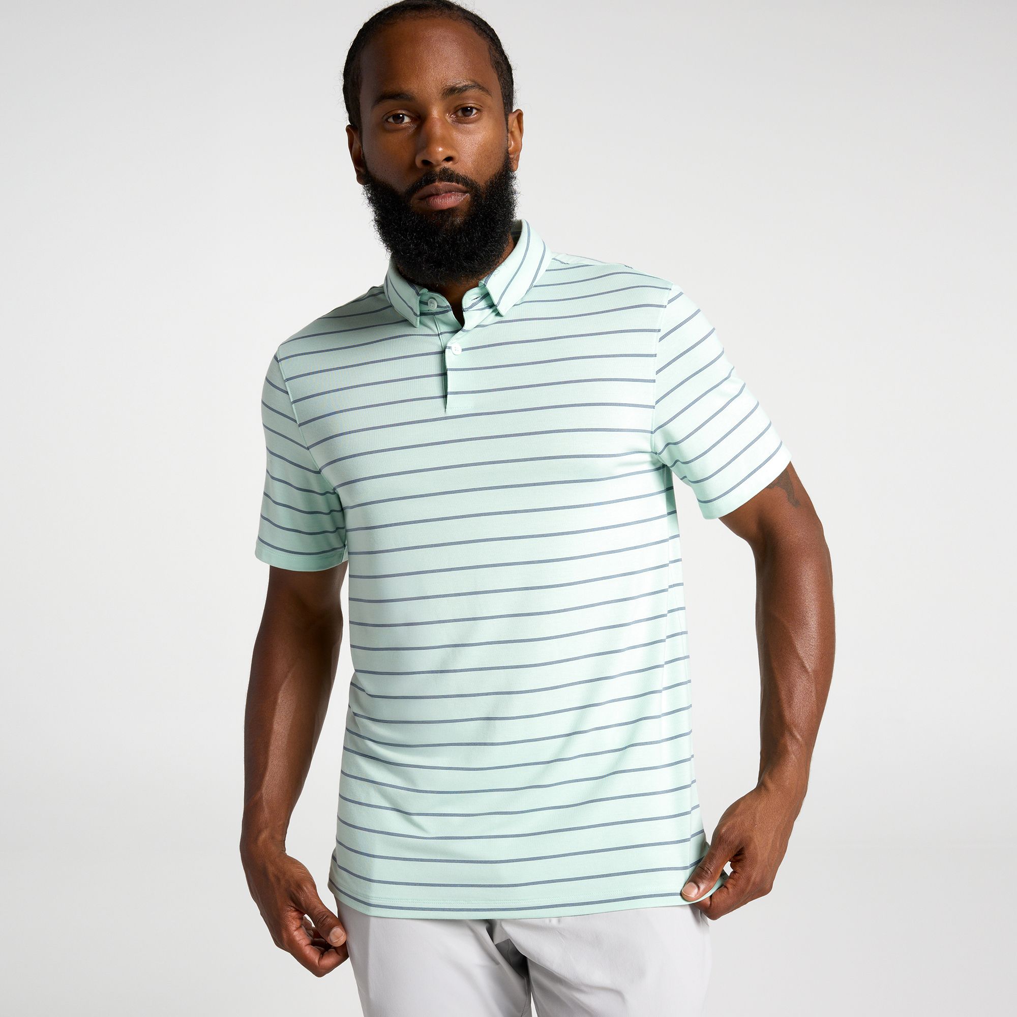 VRST Men's Golf Stripe Polo product image