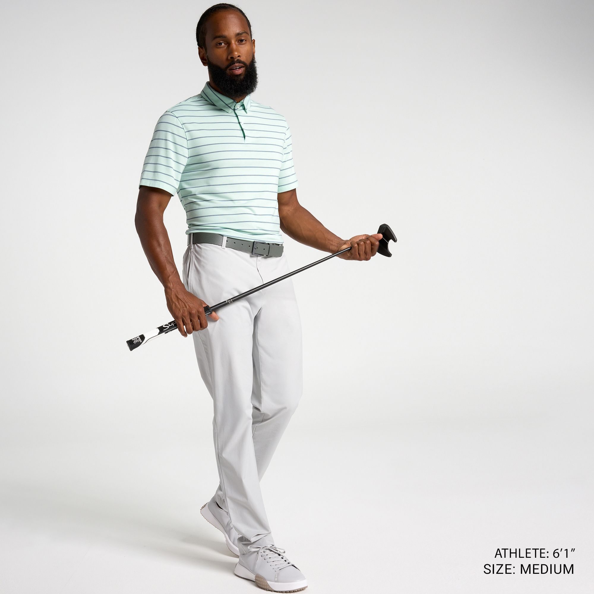 VRST Men's Golf Stripe Polo product image