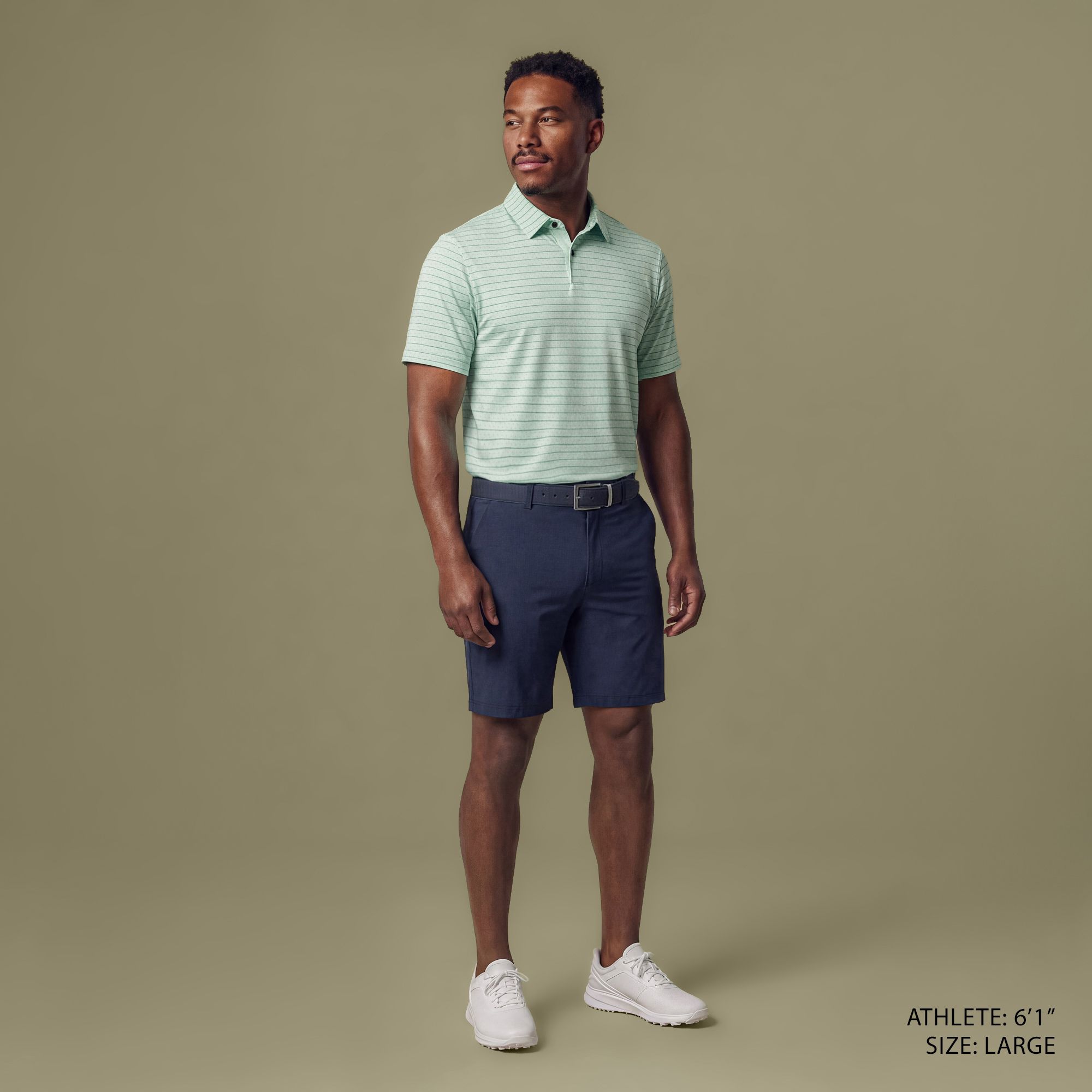 VRST Men's Pivot Stripe Golf Polo product image