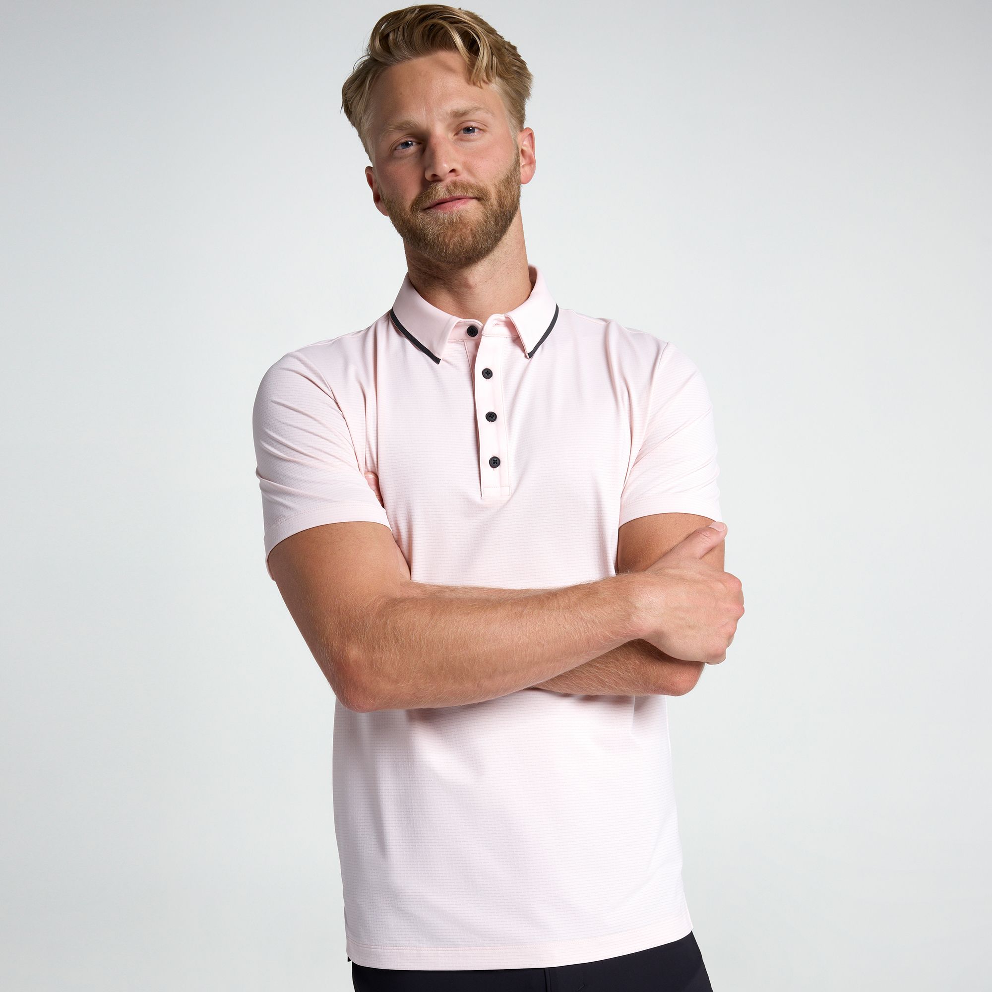 VRST Men's Golf Performance Colorblock Polo product image