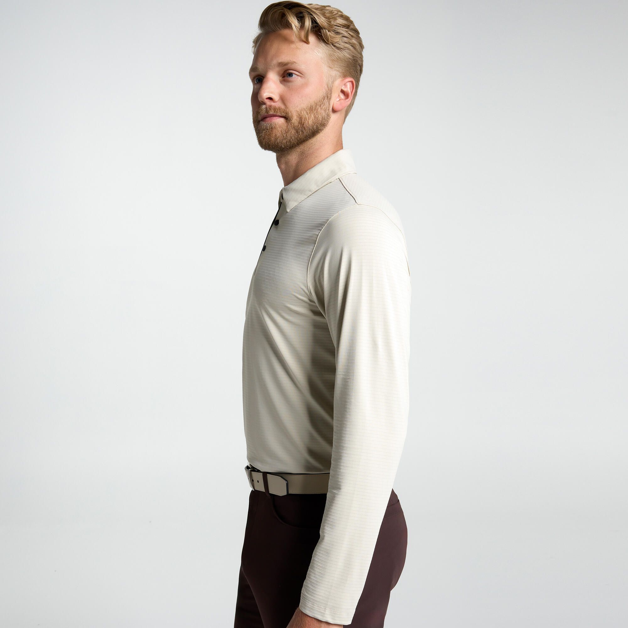 VRST Men's Long Sleeve Bonded Polo product image