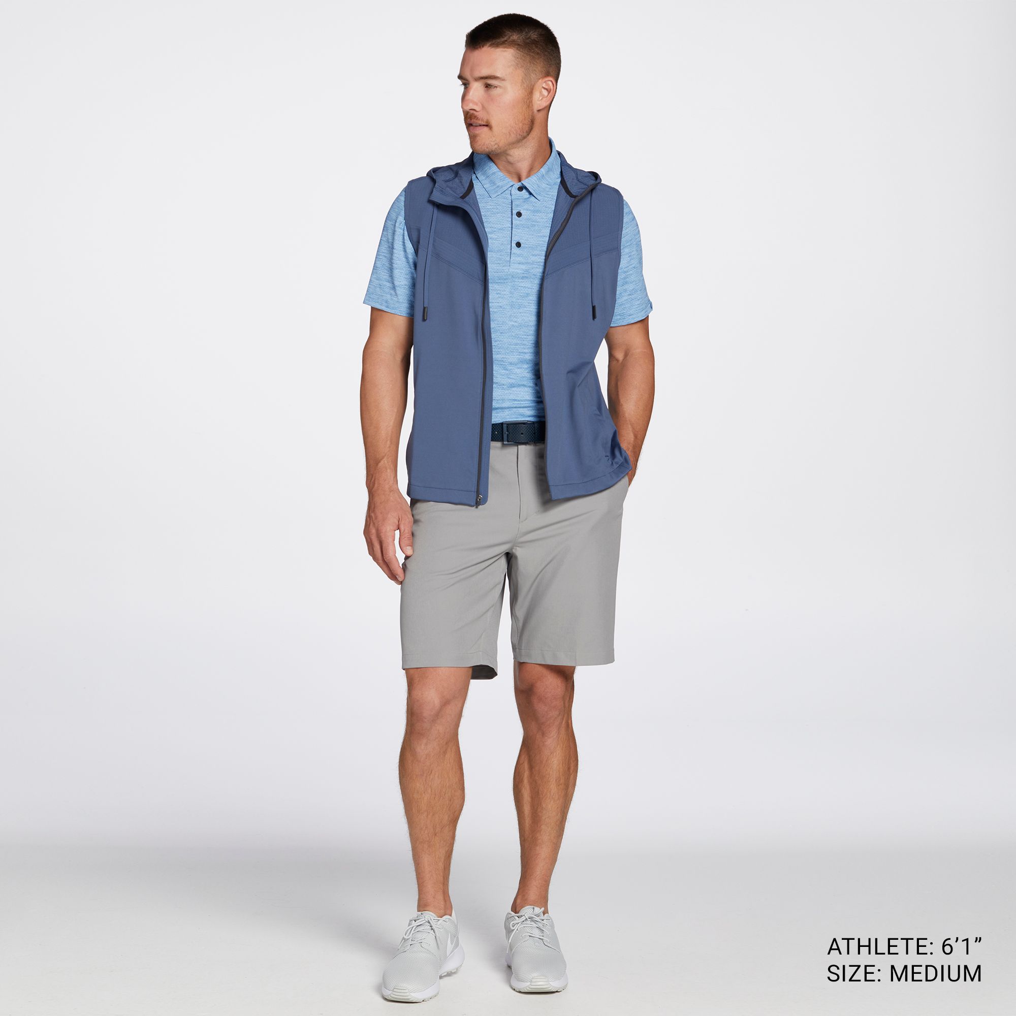 VRST Men's Full Zip Golf Vest