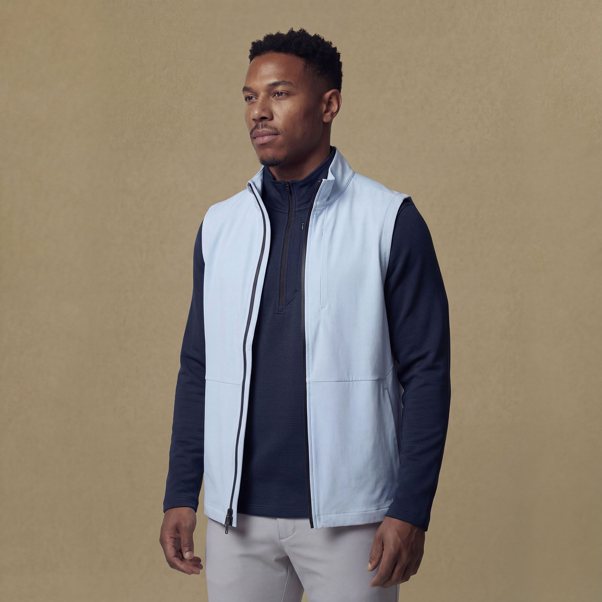 VRST Men's Woven Golf Vest product image