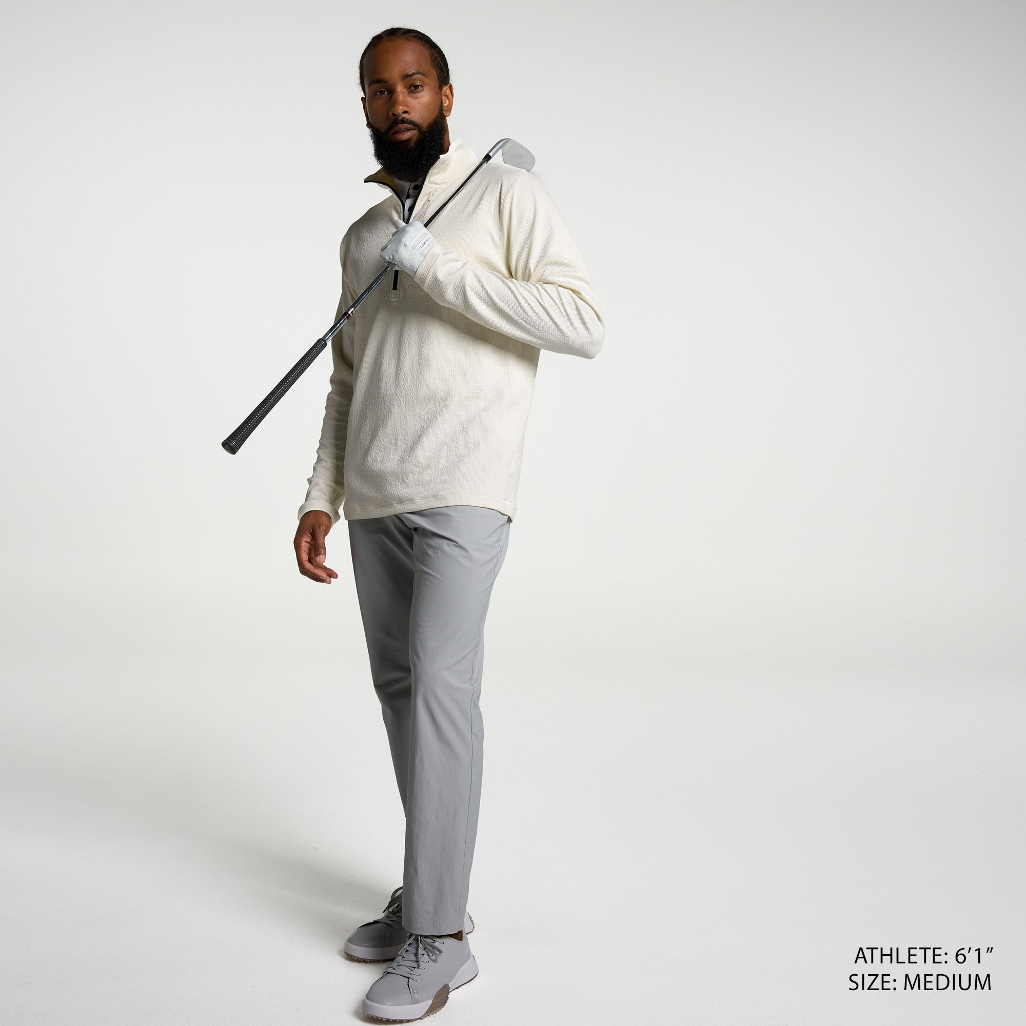 VRST Men's Element Textured 1/4 Zip Golf Pullover product image