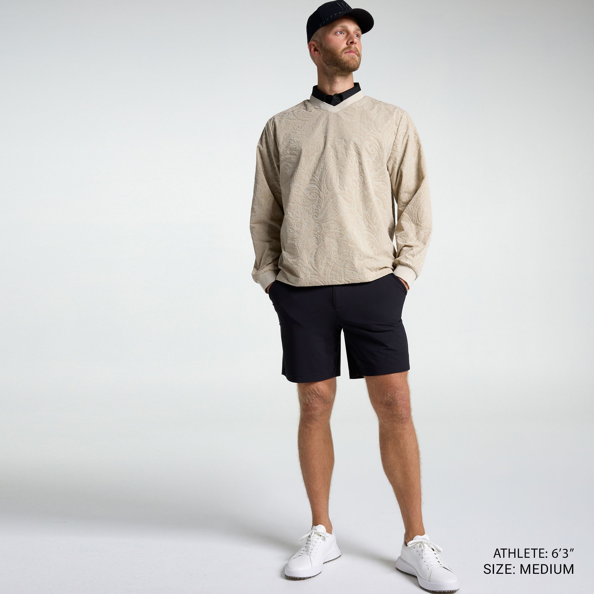VRST Men's Golf Woven Printed Pullover product image