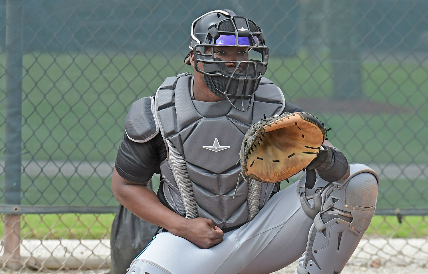 All-Star Adult MVP Pro Lite Catcher's Helmet product image