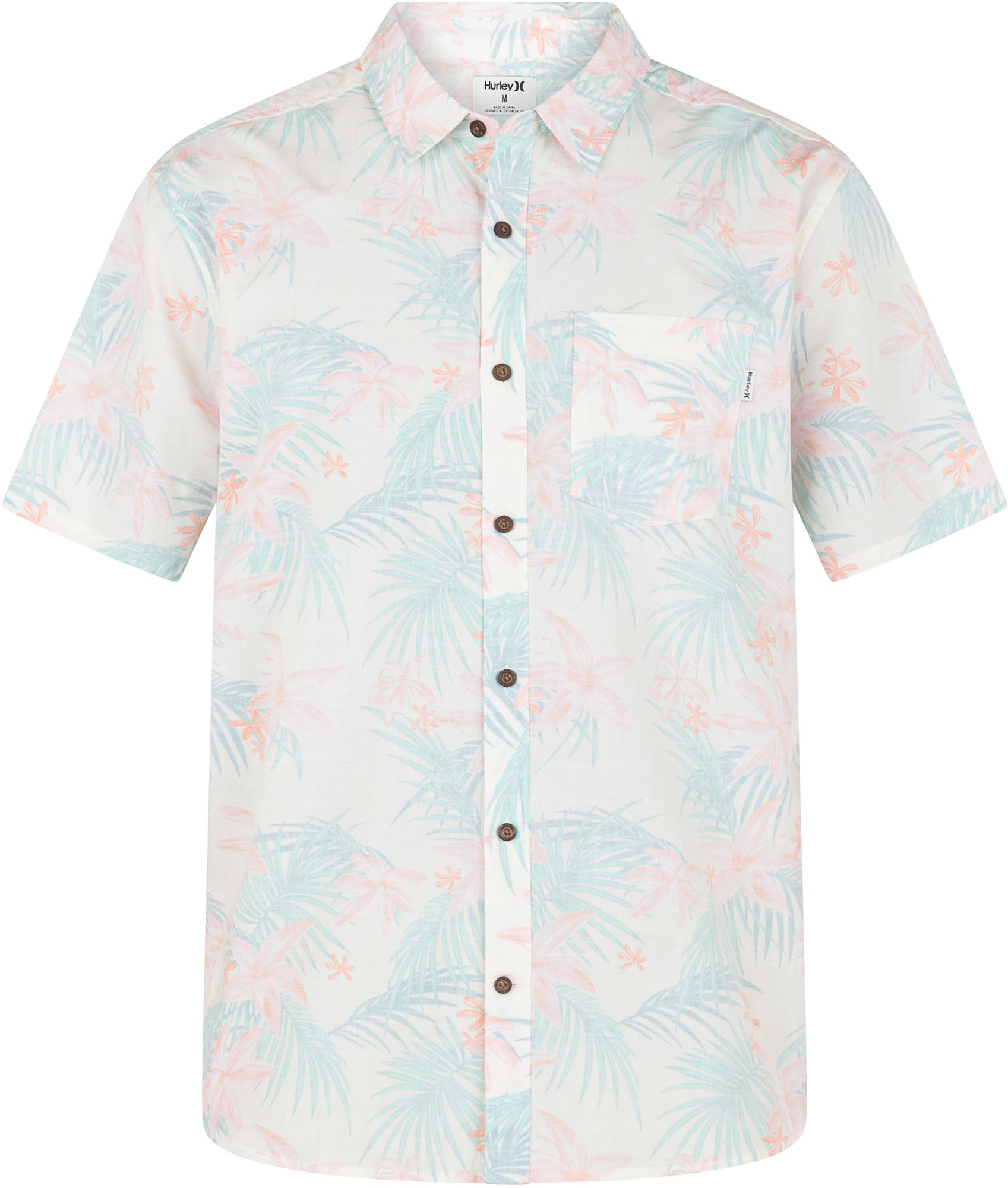 Hurley Men's Bungalow Floral Short Sleeve Button Up Short product image