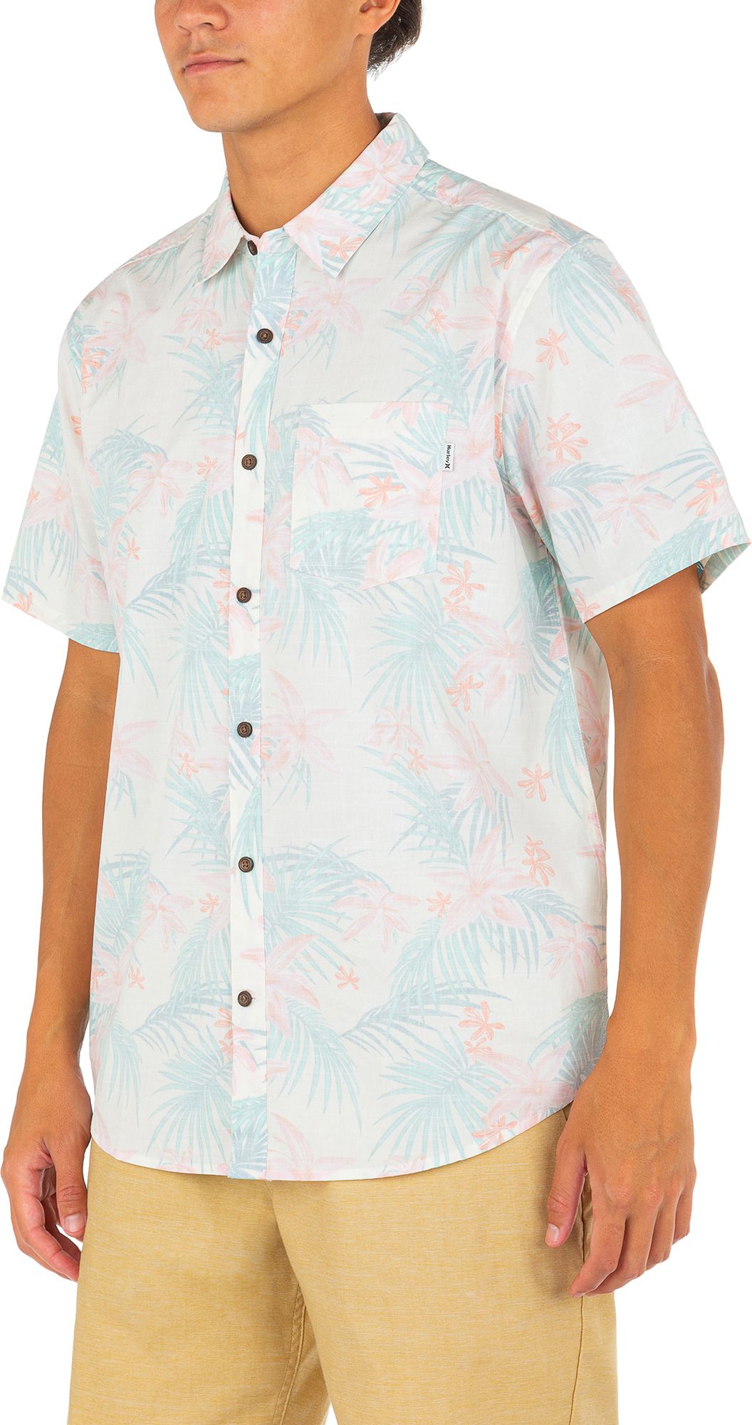 Hurley Men's Bungalow Floral Short Sleeve Button Up Short product image