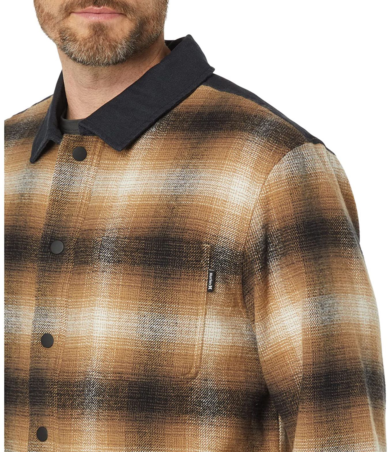 Hurley Men's Bixby Long Sleeve Overshirt product image