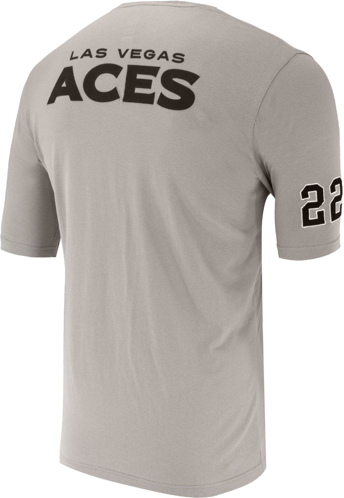 FISLL Adult Las Vegas Aces A'ja Wilson #22 Grey T-Shirt product image