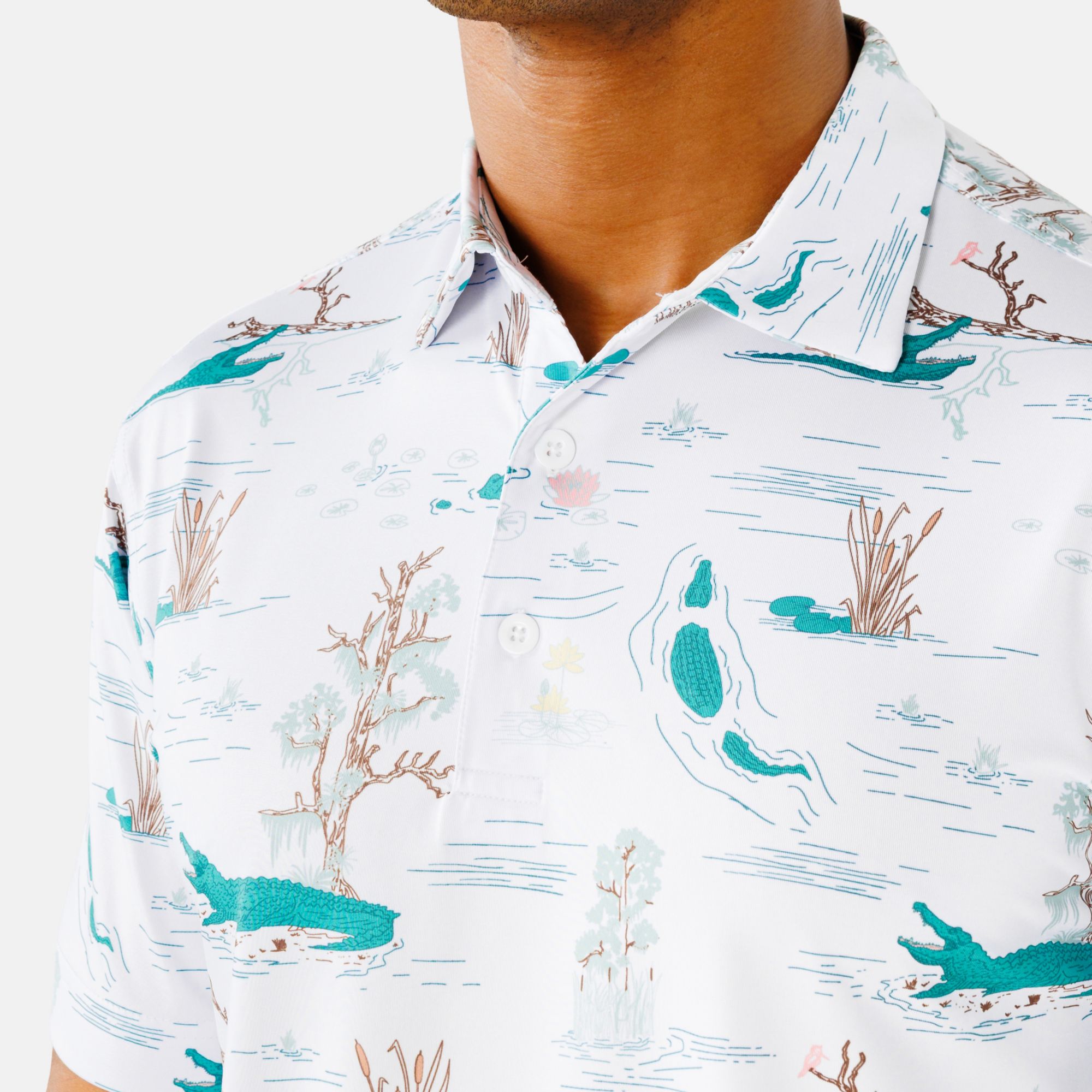Waggle Men's Water Hazard Golf Polo product image