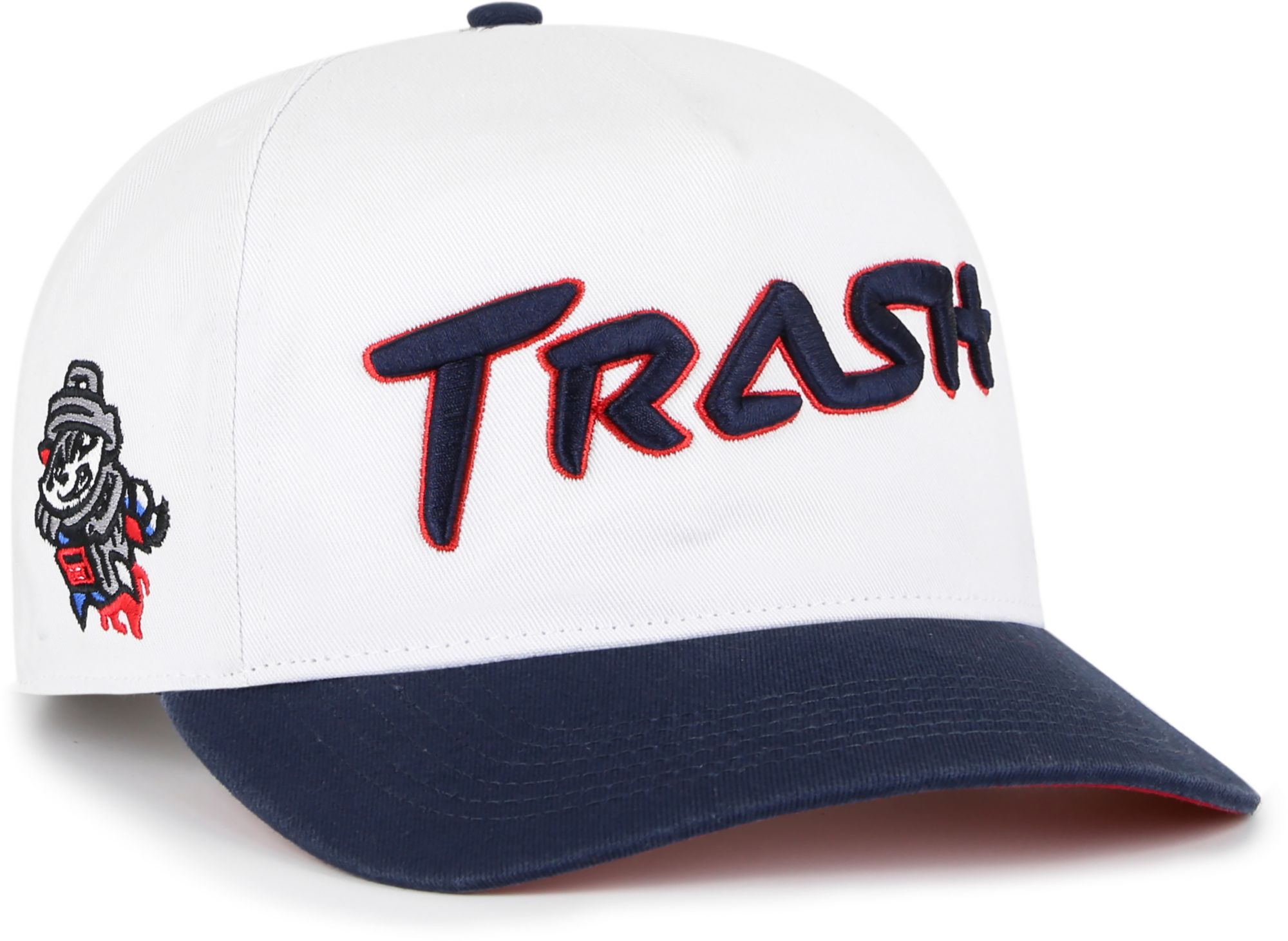 '47 Adult Rocket City Trash Pandas White Script Hitch Adjustable Hat product image