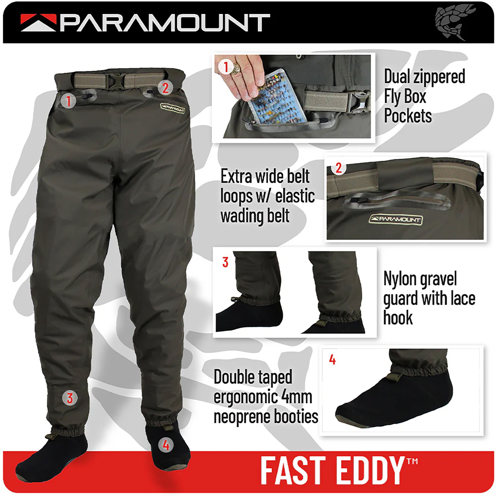 Paramount Fast Eddy Waist high Waders product image