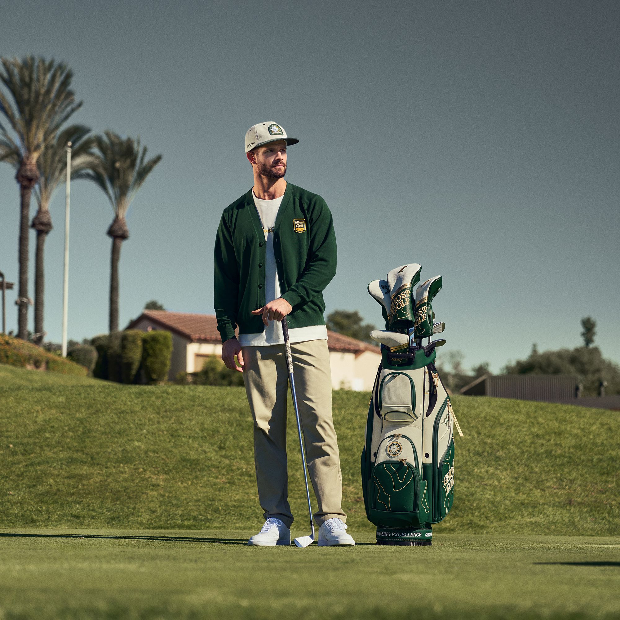 GHOST GOLF Men's Patrons Azalea Golf Hat product image