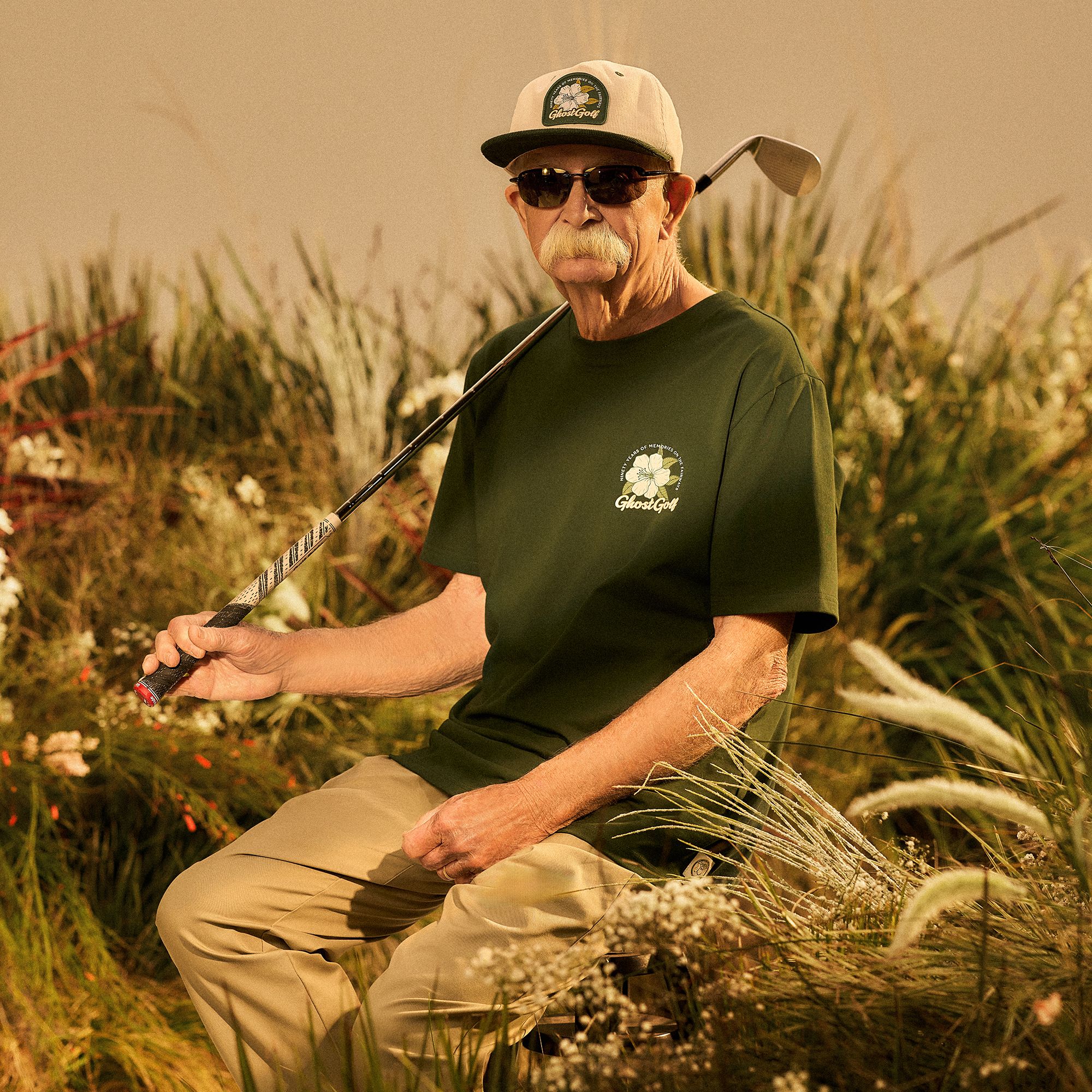 GHOST GOLF Men's Patrons Azalea Golf Hat product image