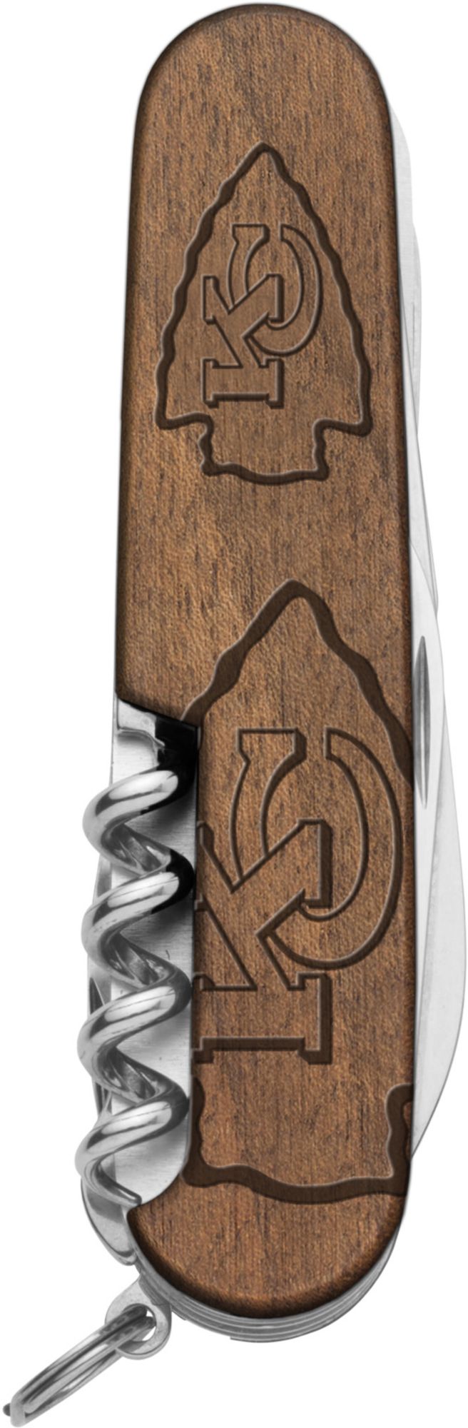 Sports Vault Kansas City Chiefs Classic Wood Pocket Multi-Tool product image