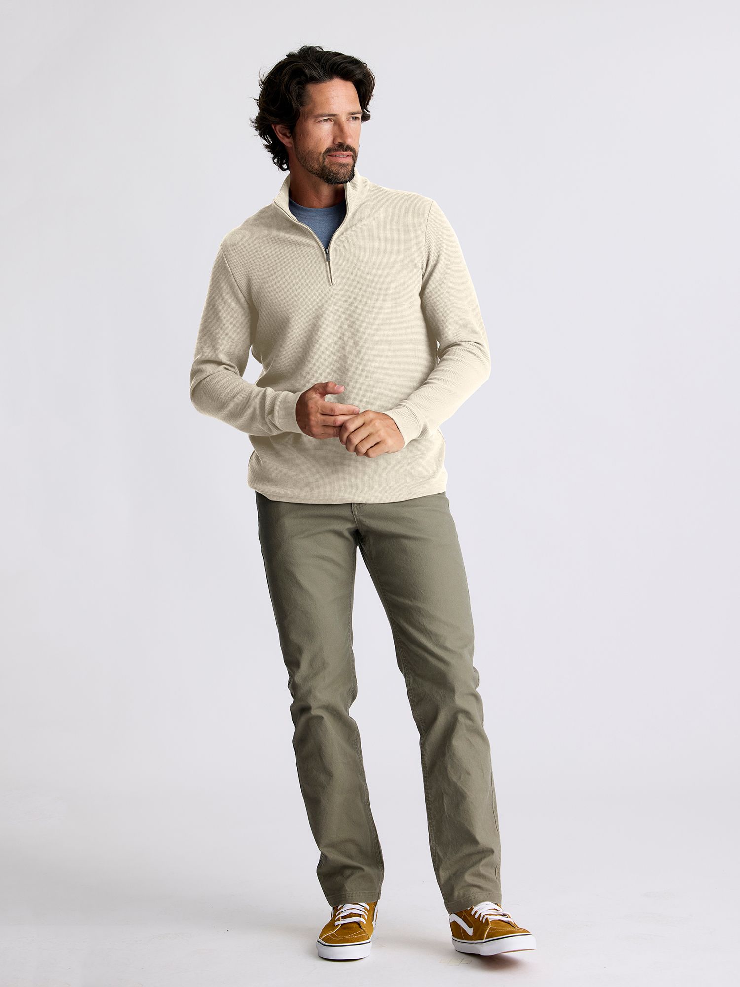 Free Fly Men's Waffle 1/4 Zip Pullover product image
