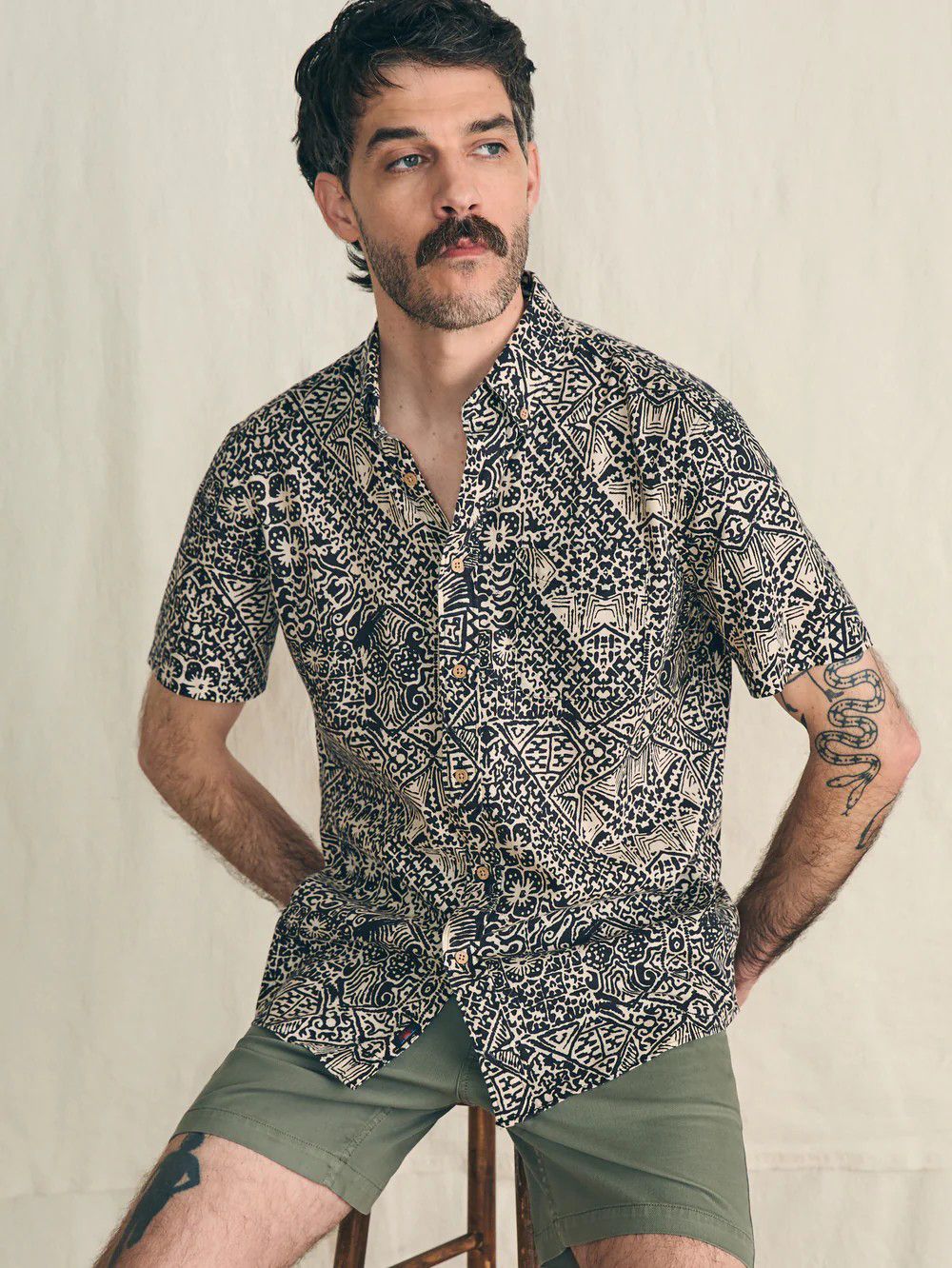 Faherty Men's Short-Sleeve Breeze Shirt product image