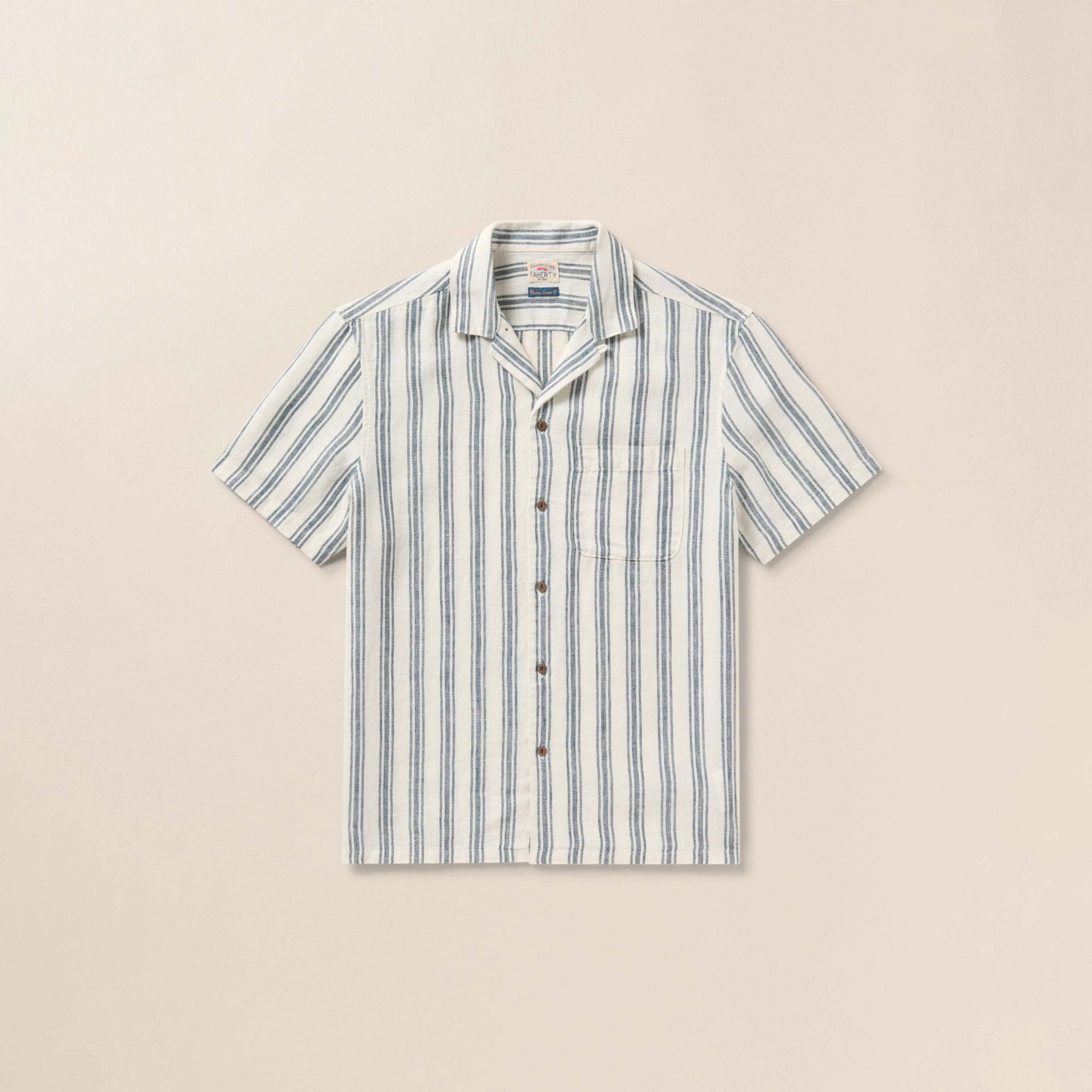 Faherty Men's Palma Linen Short Sleeve Shirt product image