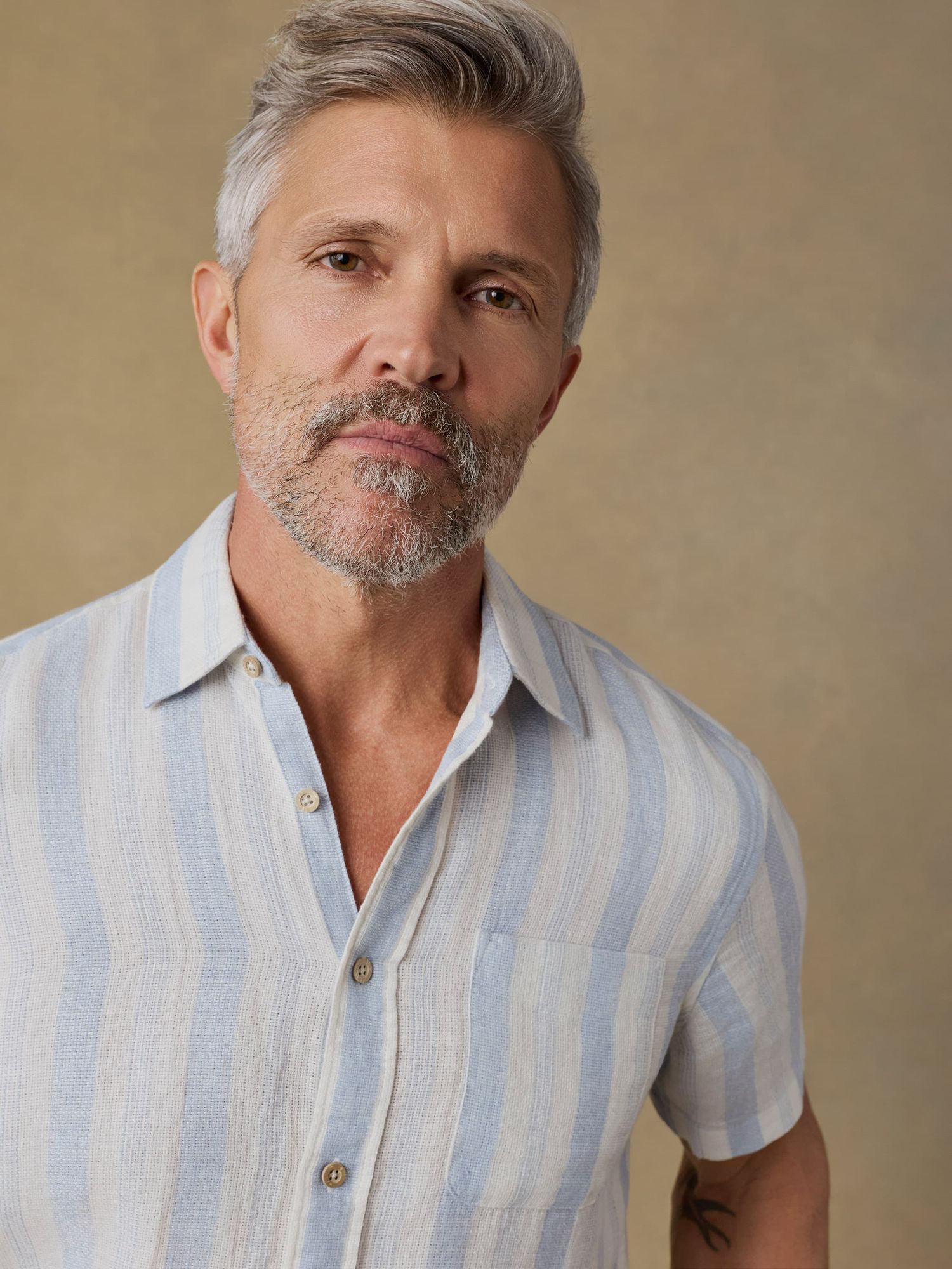 Faherty Men's Palma Linen Short Sleeve Shirt product image