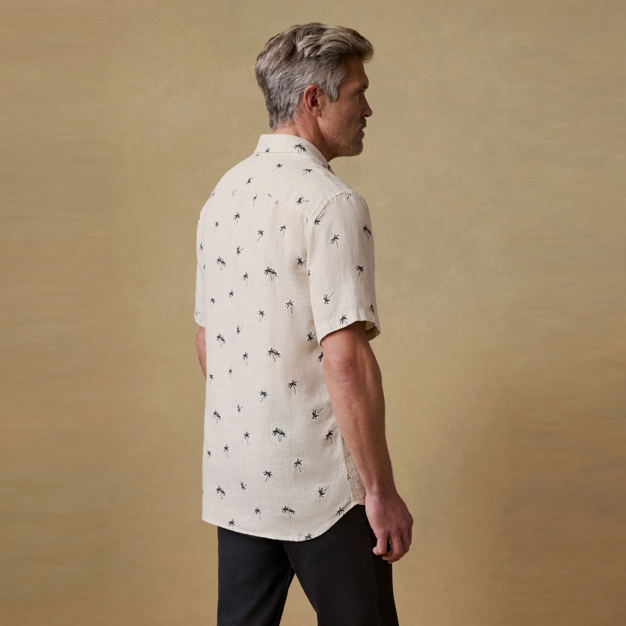Faherty Men's Palma Linen Short Sleeve Shirt product image
