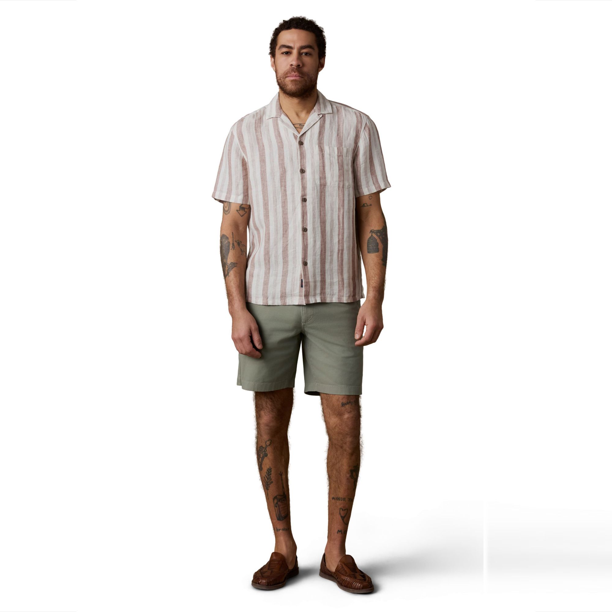 Faherty Men's Palma Linen Camp Short Sleeve Shirt product image