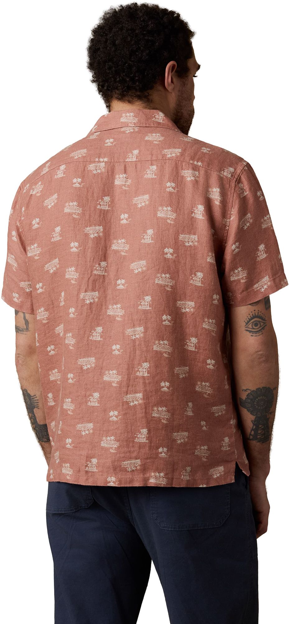 Faherty Men's Palma Linen Camp Short Sleeve Shirt product image