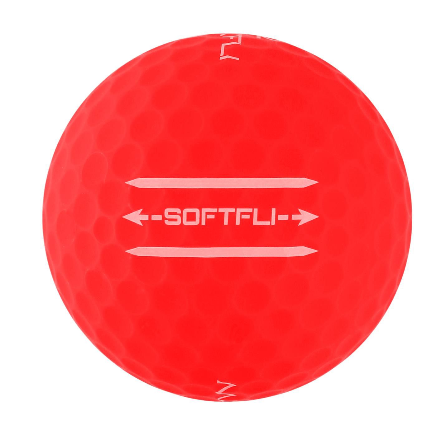 Maxfli 2021 Softfli Matte Red Personalized Golf Balls product image