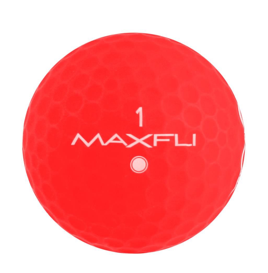 Maxfli 2021 Softfli Matte Red Personalized Golf Balls product image