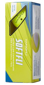 Maxfli 2023 Softfli Matte Yellow Golf Balls product image