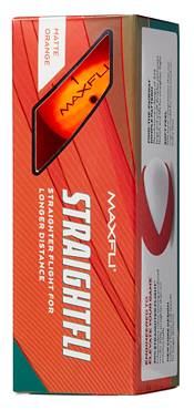 Maxfli 2023 Straightfli Matte Orange Golf Balls product image