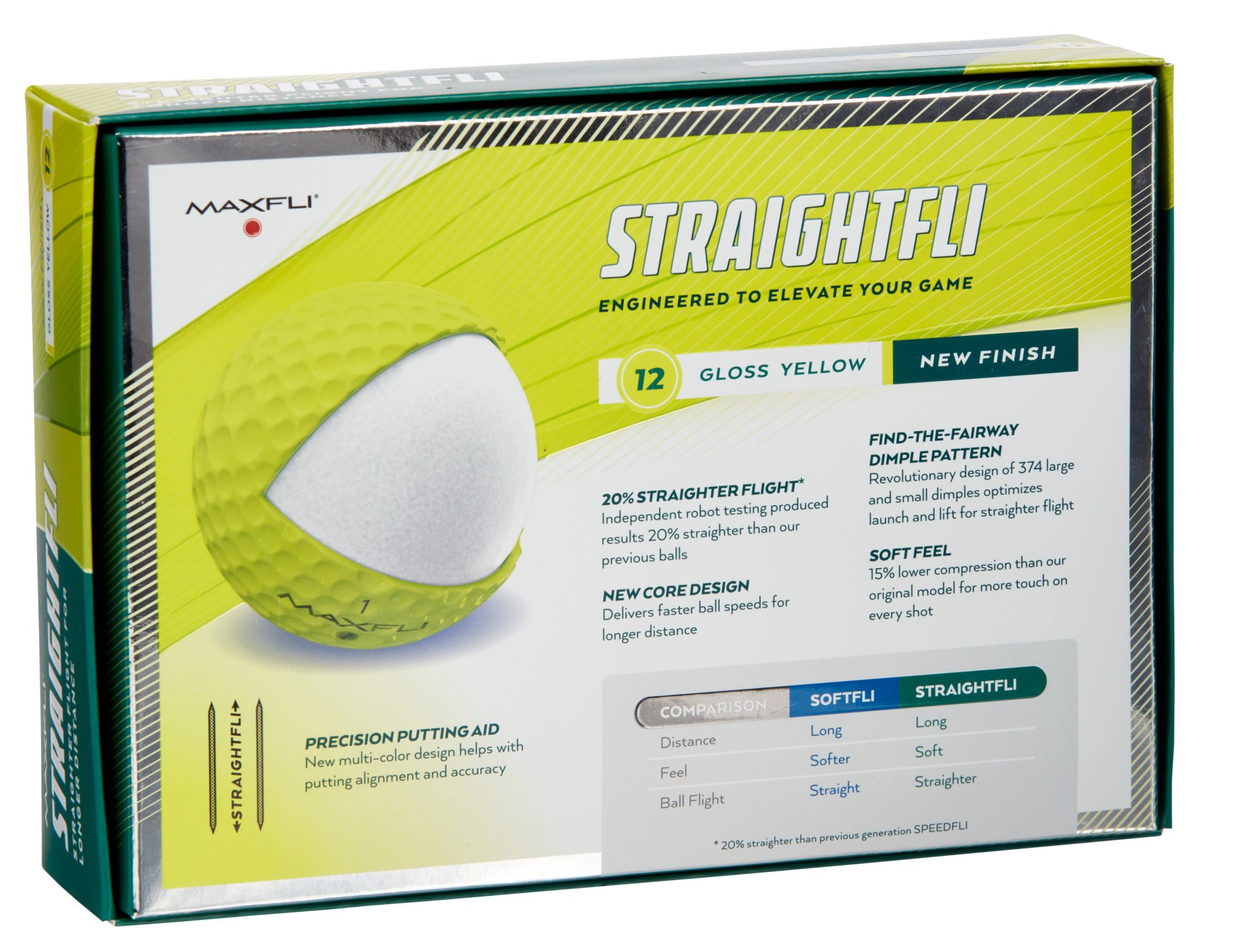 Maxfli 2023 Straightfli Golf Balls product image