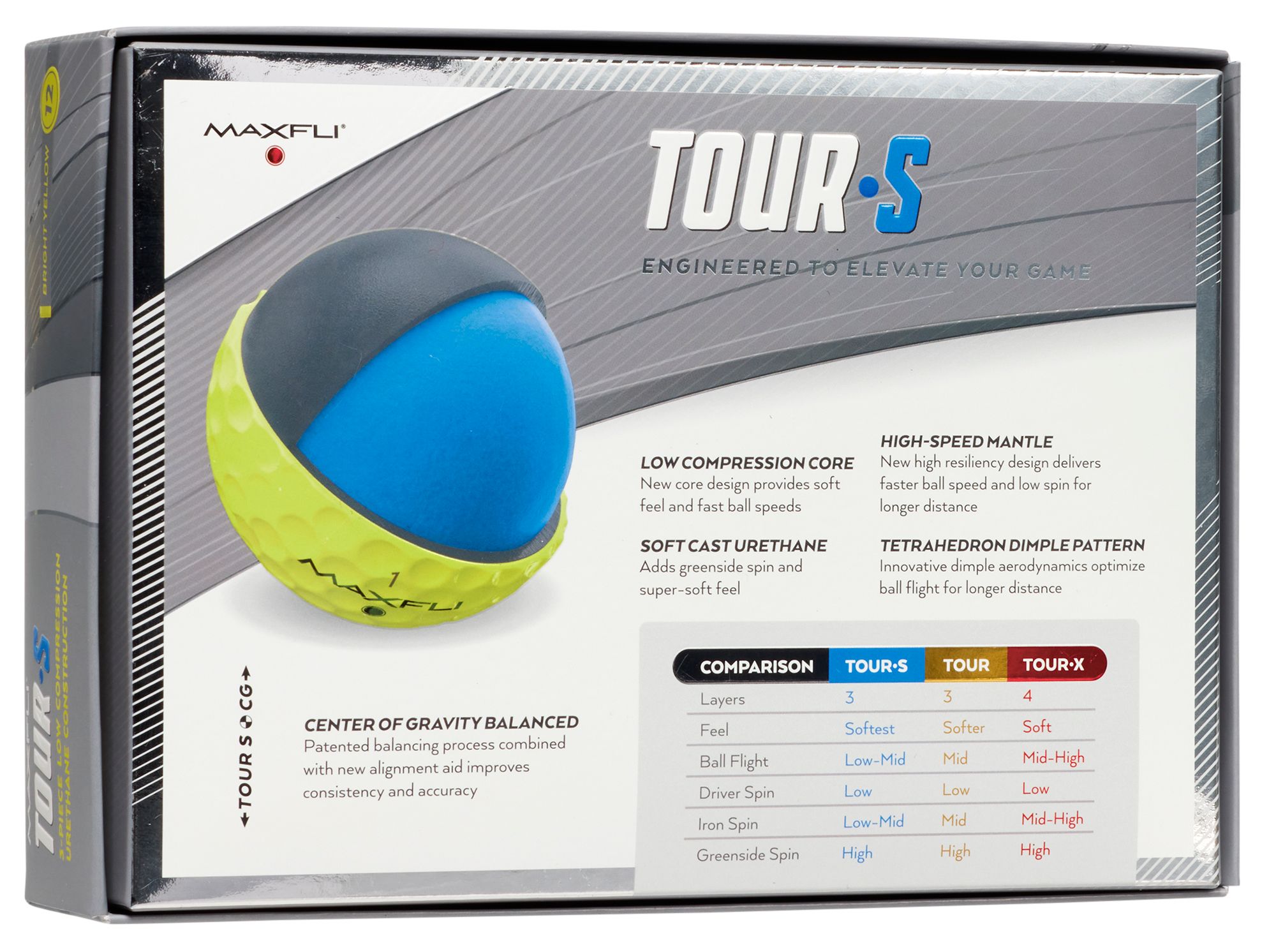 Maxfli 2023 Tour S Golf Balls product image