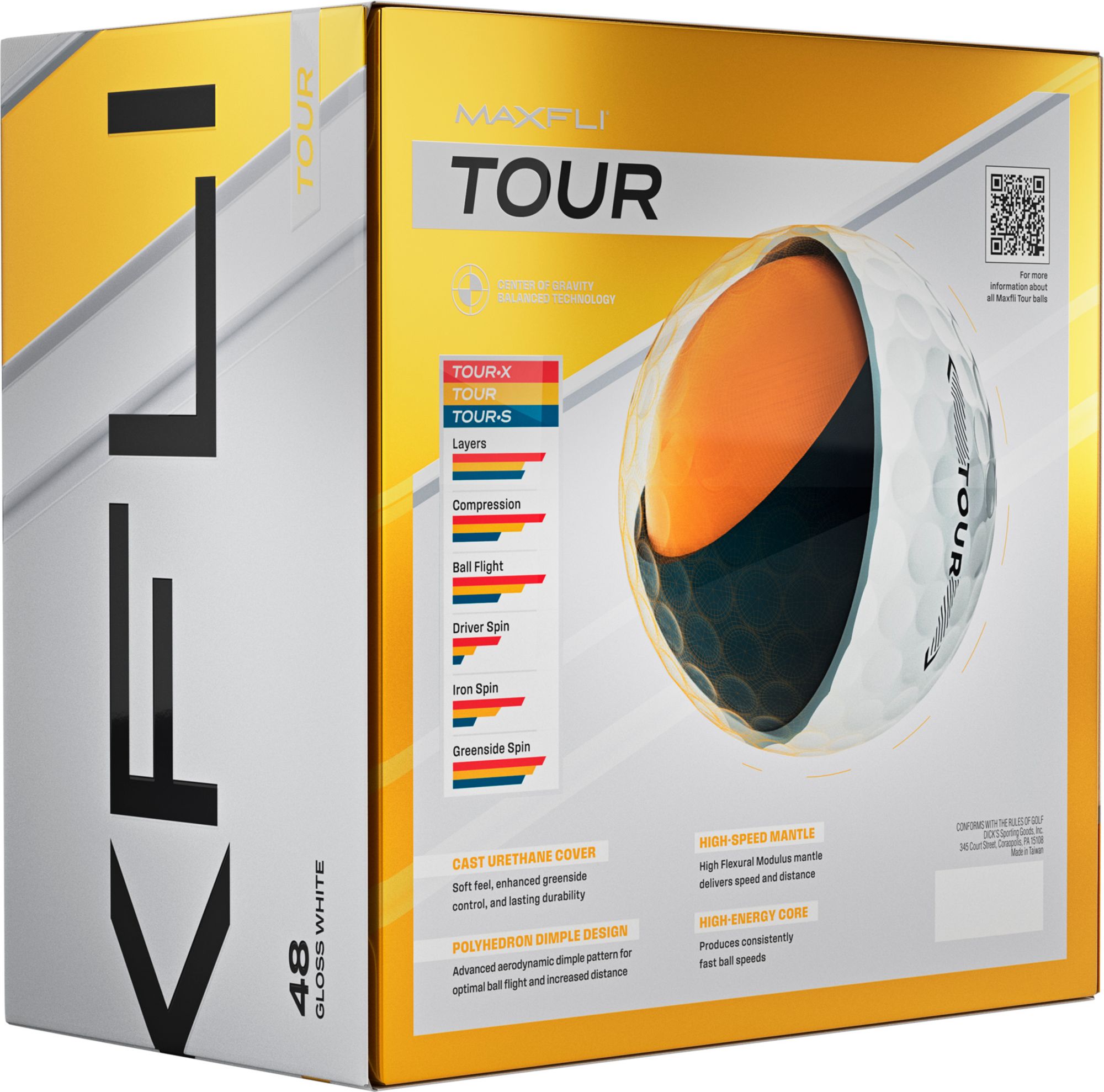 Maxfli Tour Golf Balls - 48 Pack product image