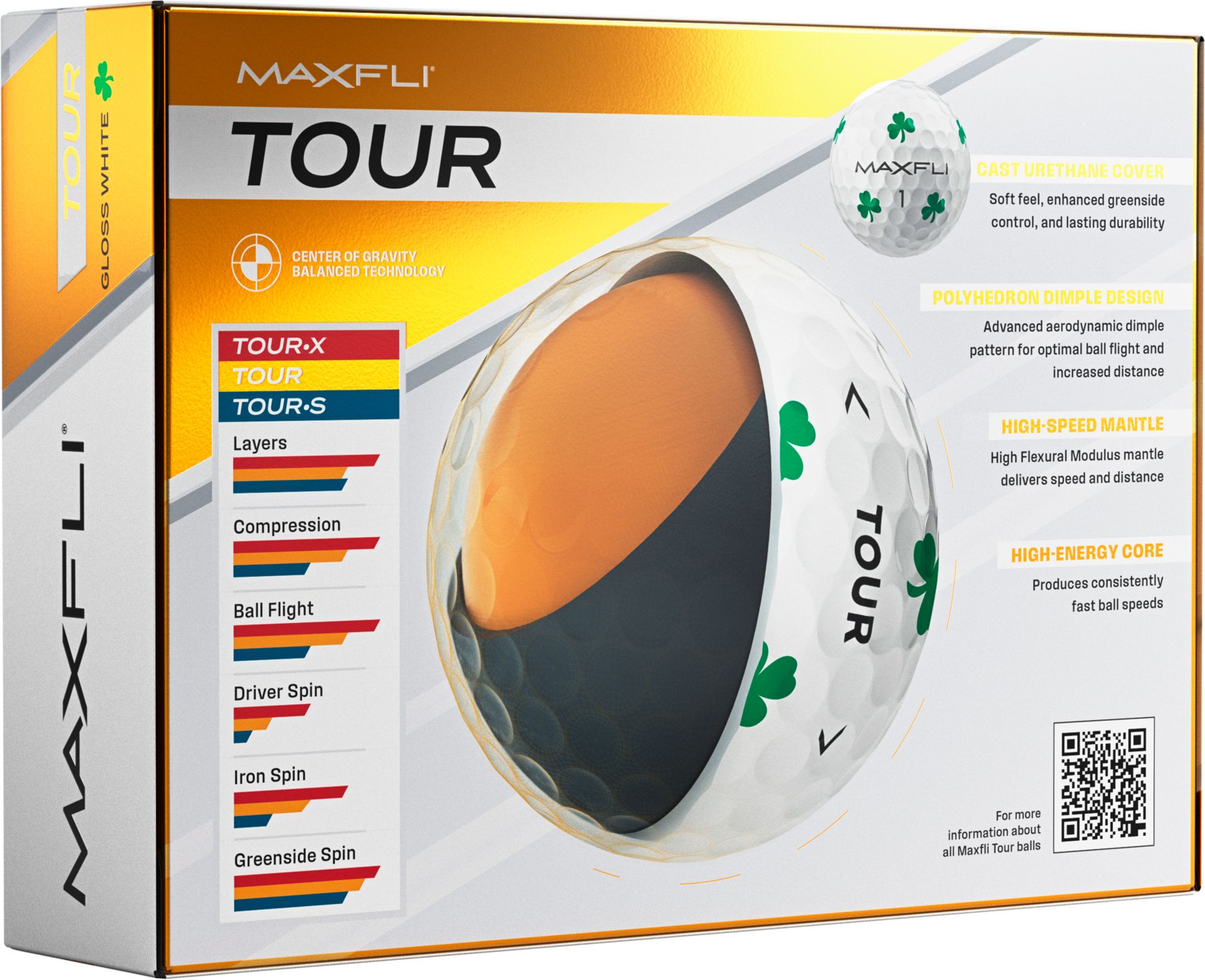 Maxfli Tour Shamrock Golf Balls product image