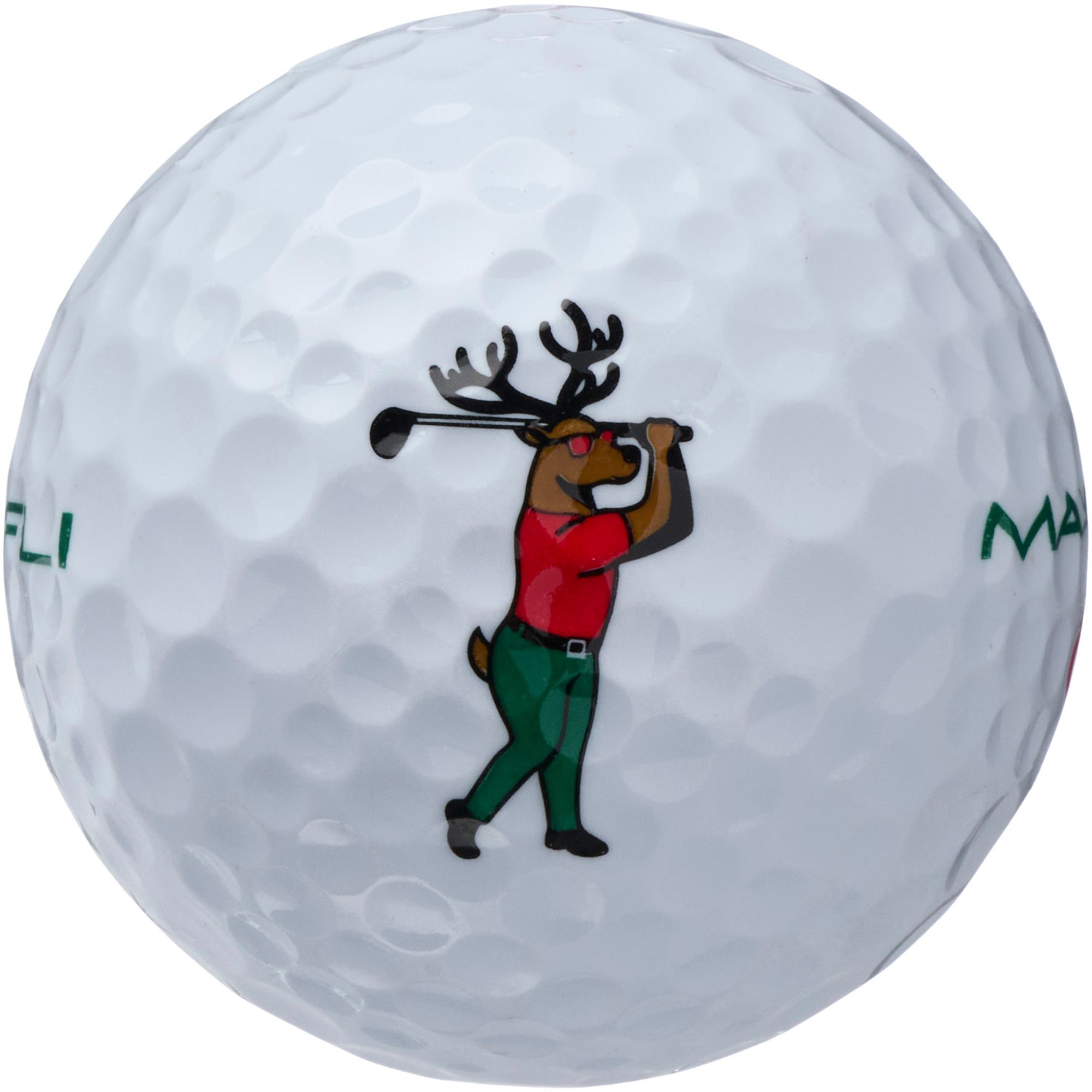 Maxfli Revolution Candy Cane Golf Balls product image