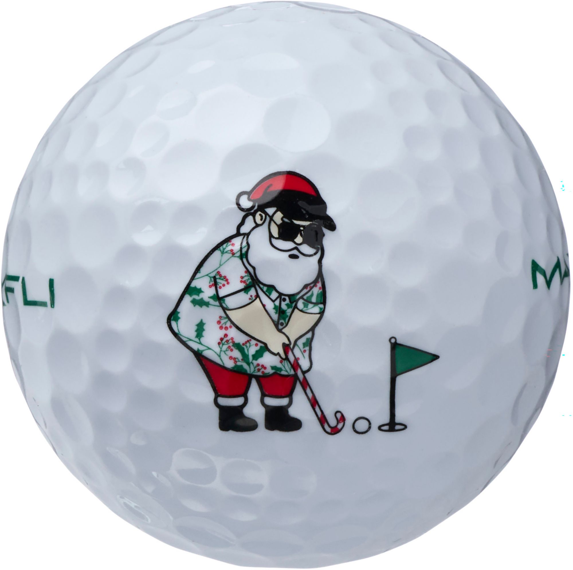 Maxfli Revolution Candy Cane Golf Balls product image