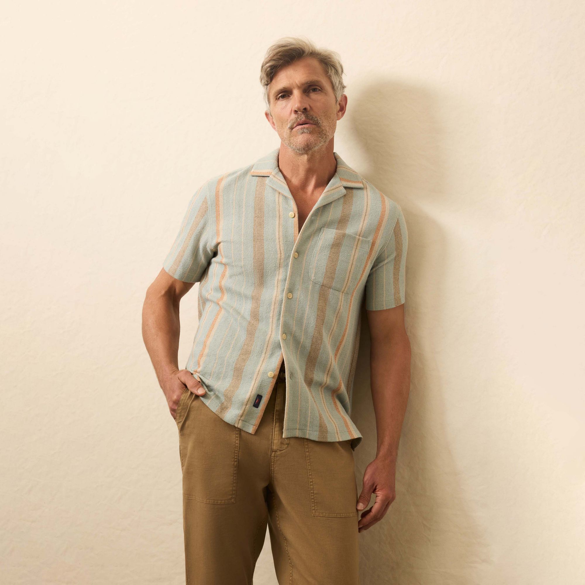 Faherty Men's Oasis Short Sleeve Woven Shirt product image