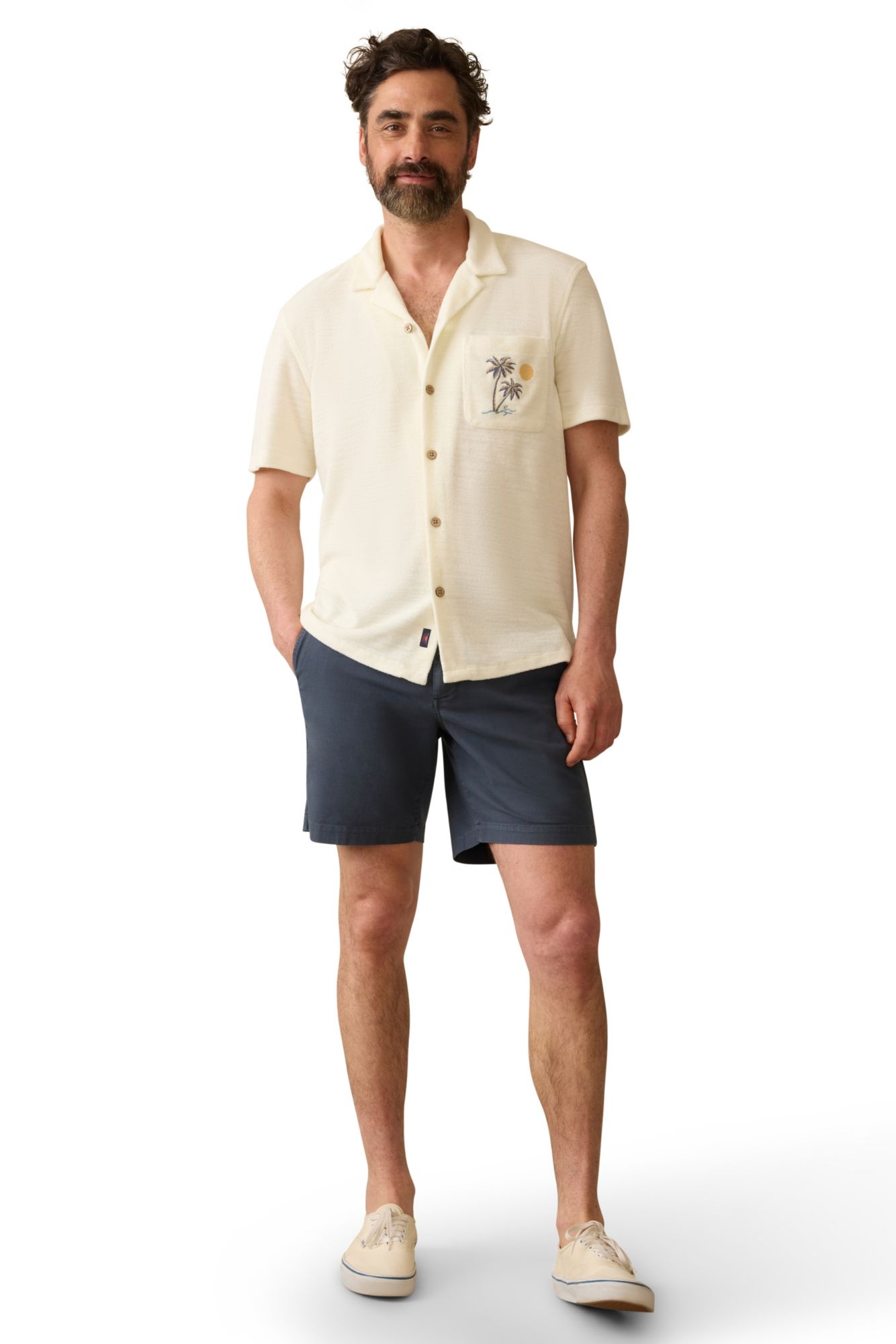 Faherty Men's Cabana Towel Terry Shirt product image