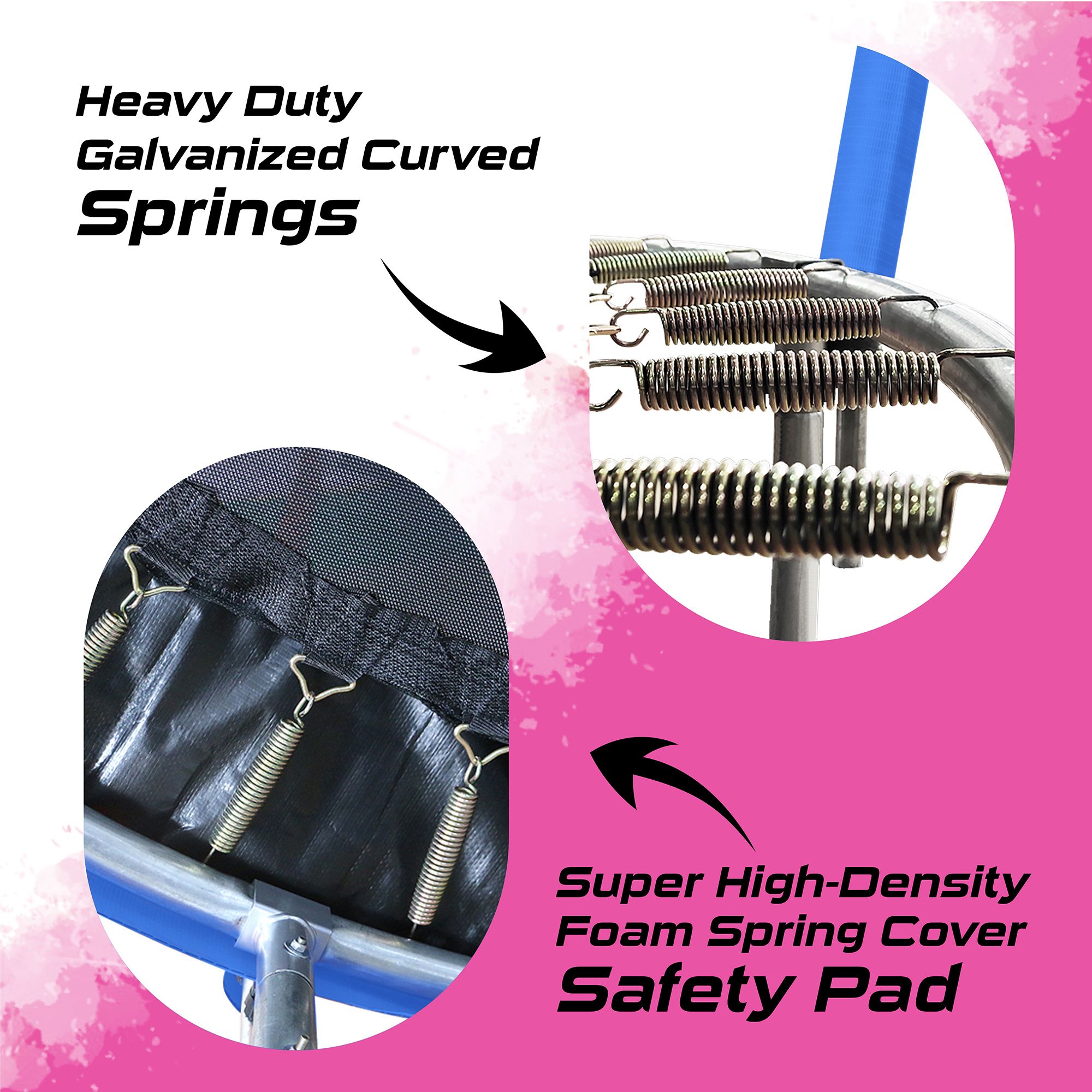 Upper Bounce 12' Pumpkin-Shaped Trampoline Set with Enclosure product image