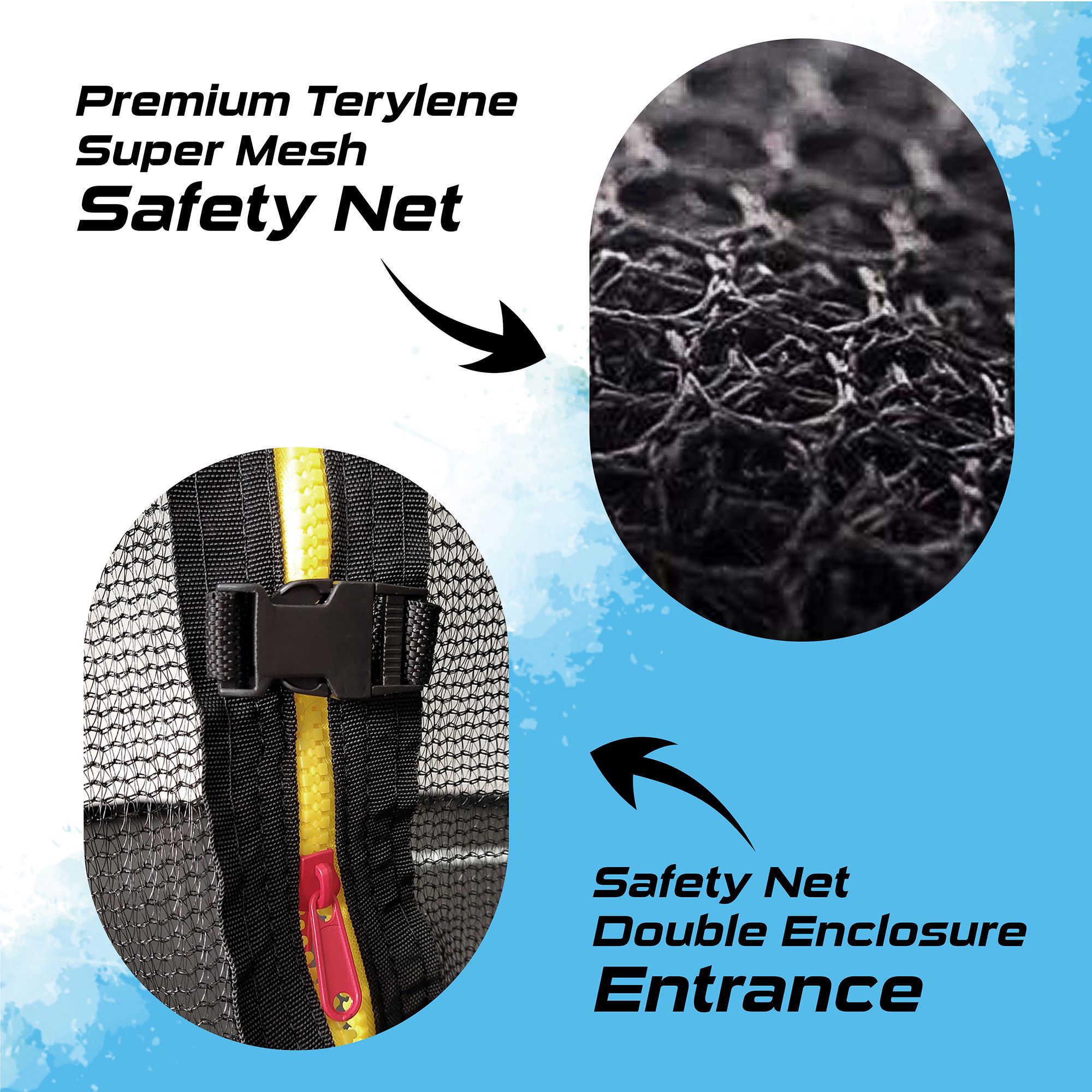 Upper Bounce 12' Pumpkin-Shaped Trampoline Set with Enclosure product image